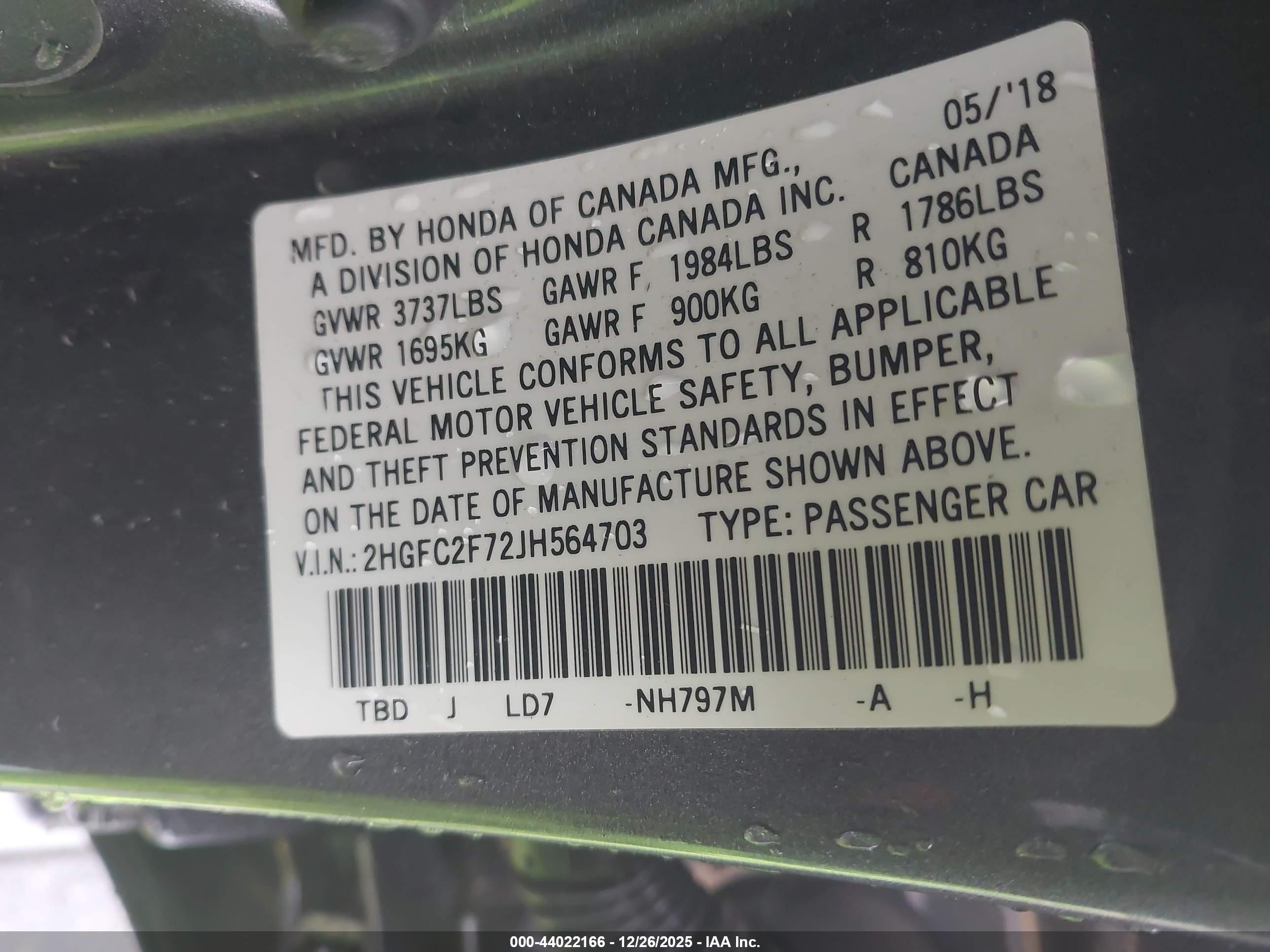 HONDA CIVIC image 9