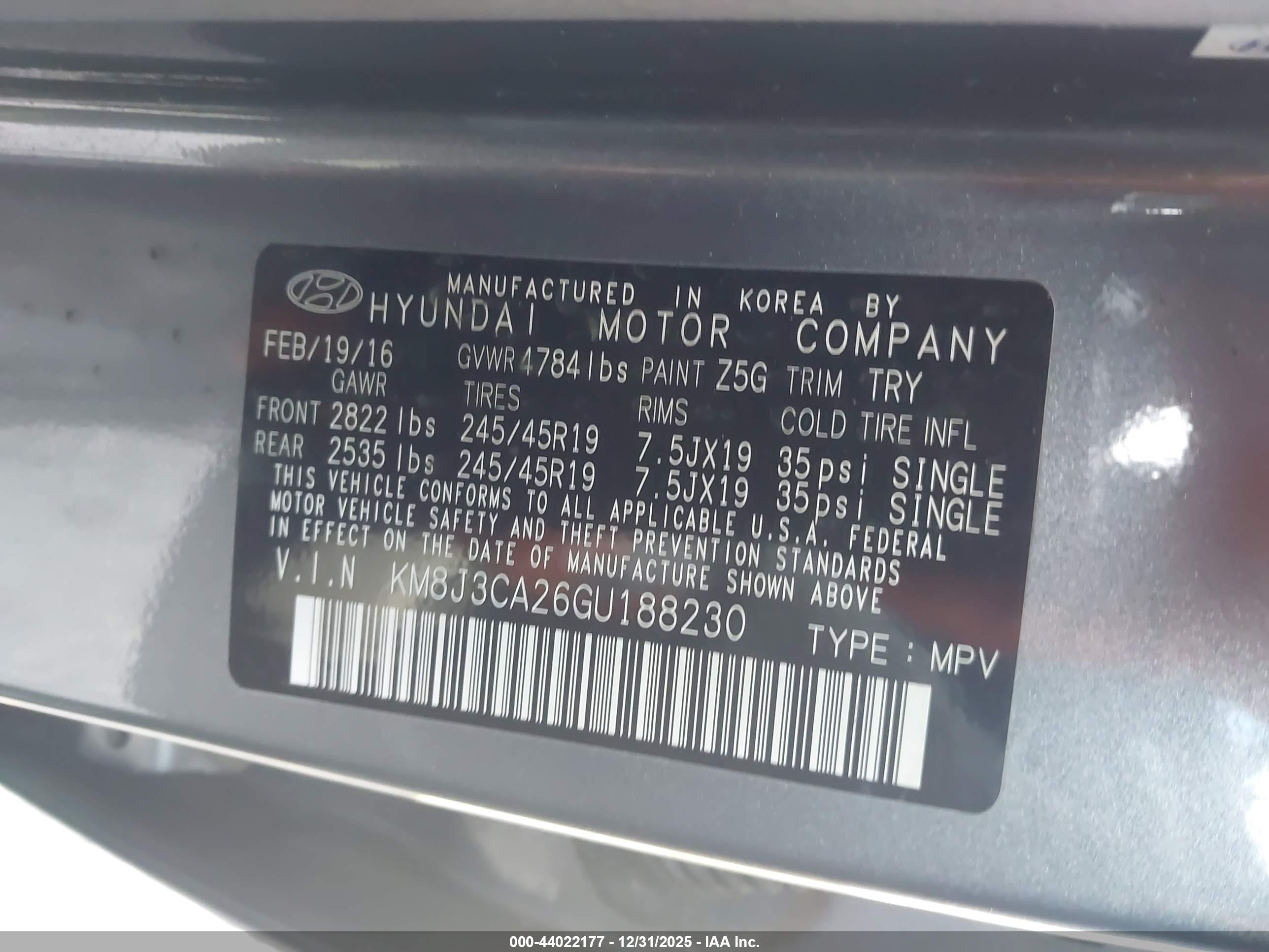 HYUNDAI TUCSON image 9