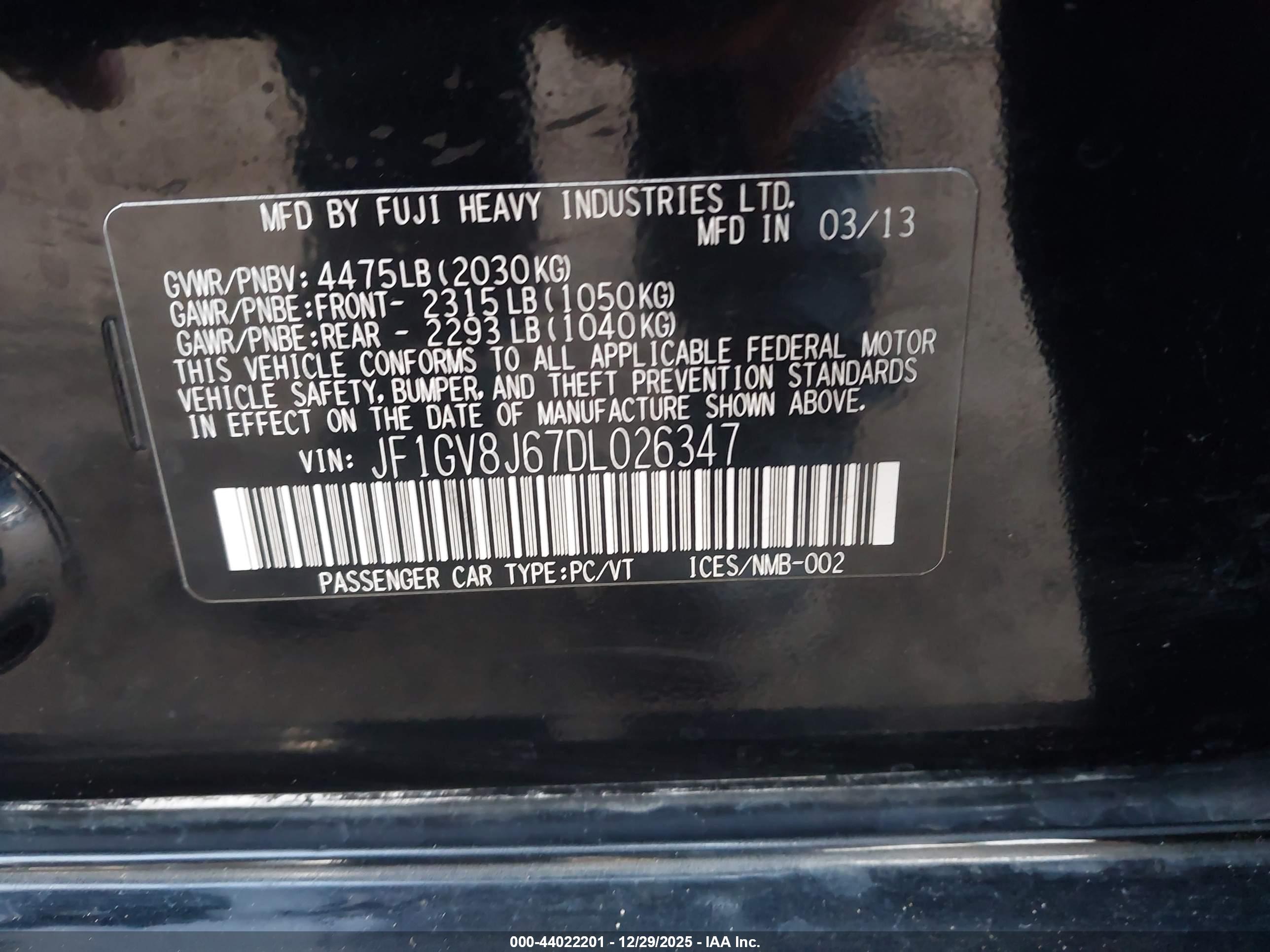 SUBARU IMPREZA image 9