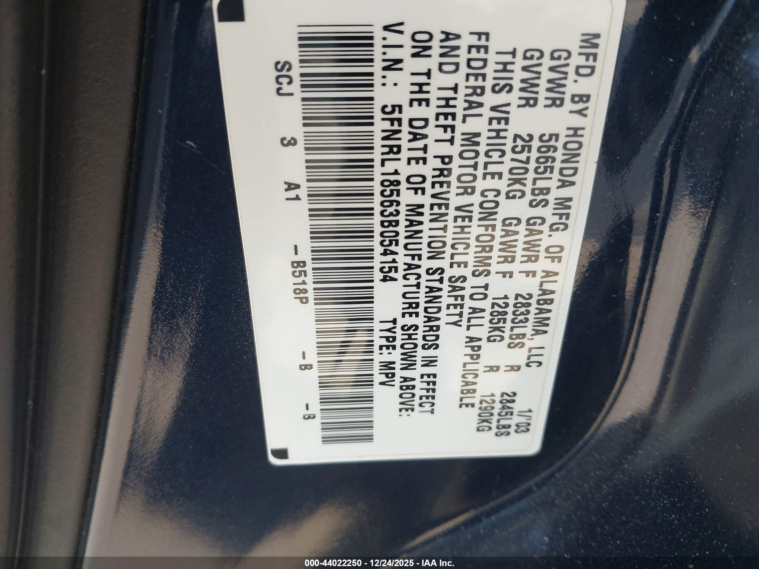 HONDA ODYSSEY image 9