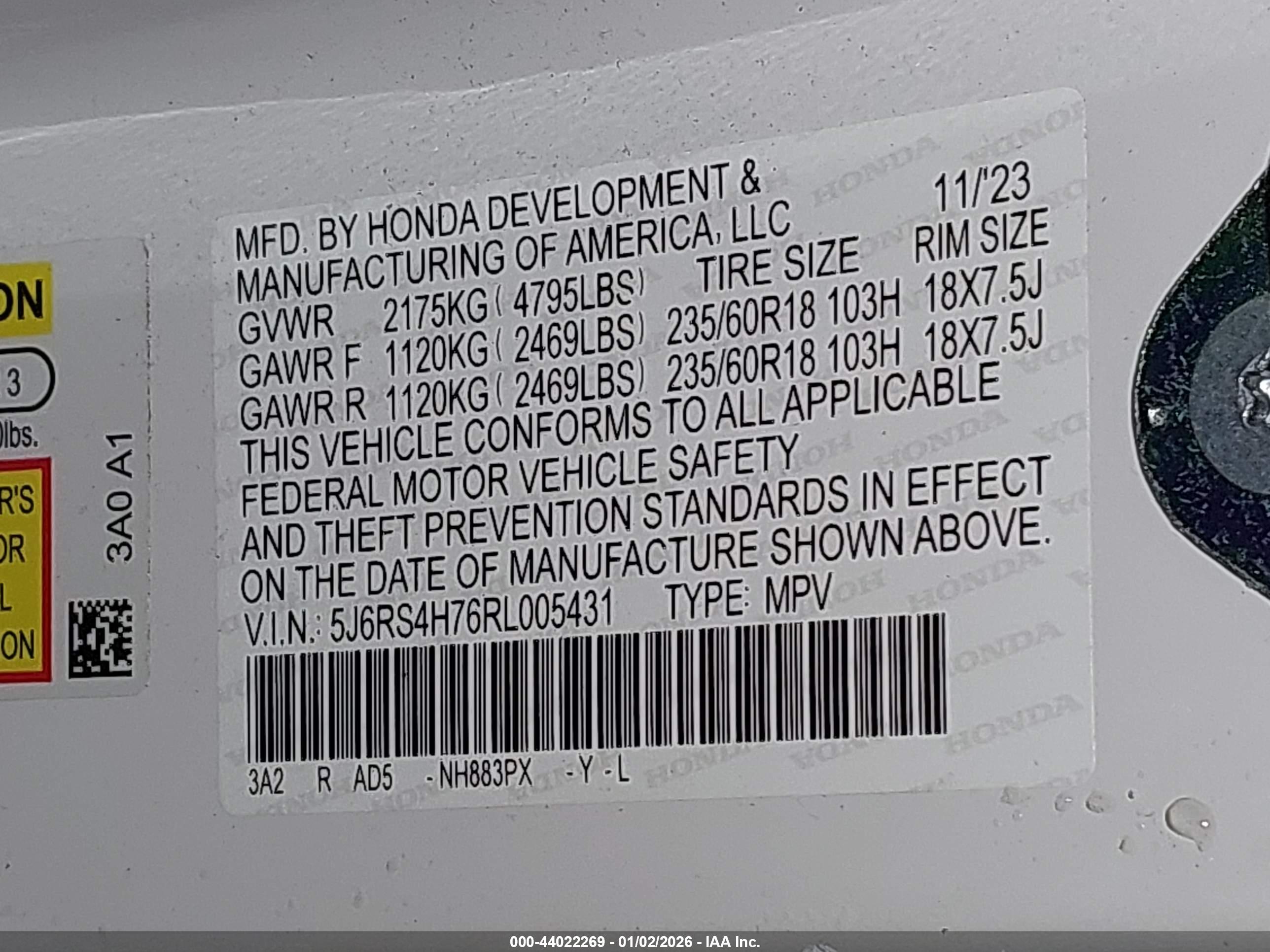HONDA CR-V image 9