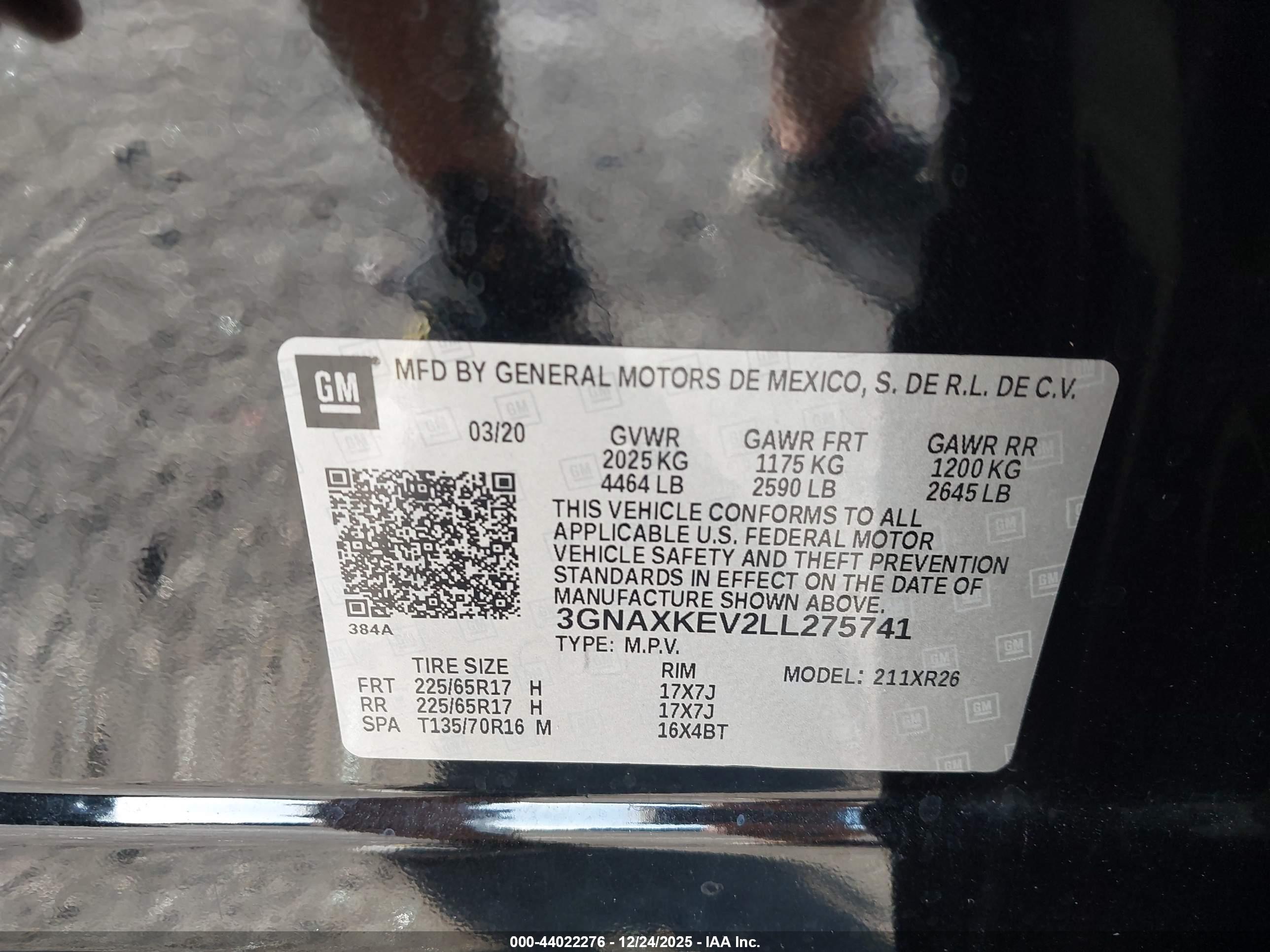 CHEVROLET EQUINOX image 9