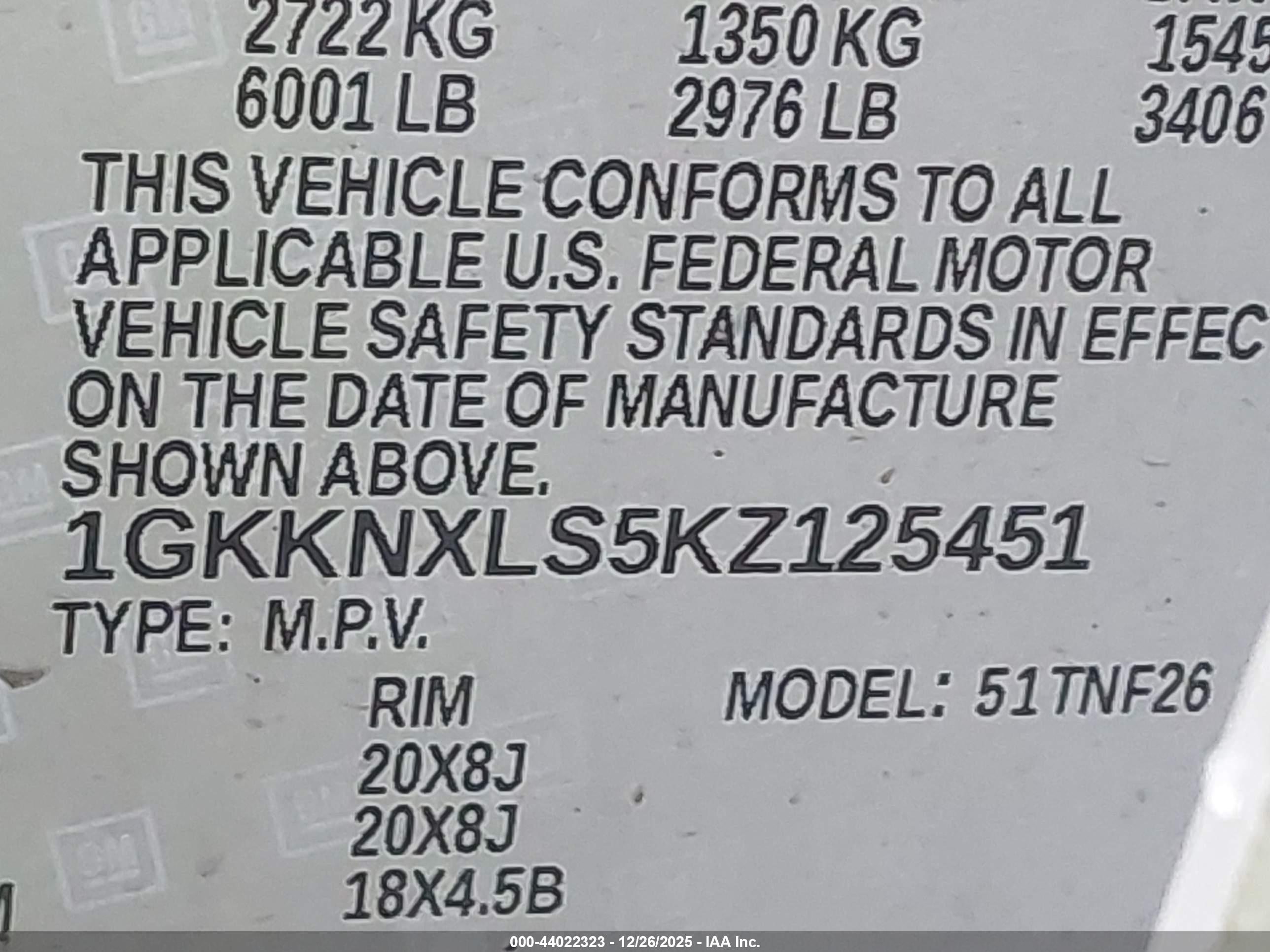 GMC ACADIA image 9
