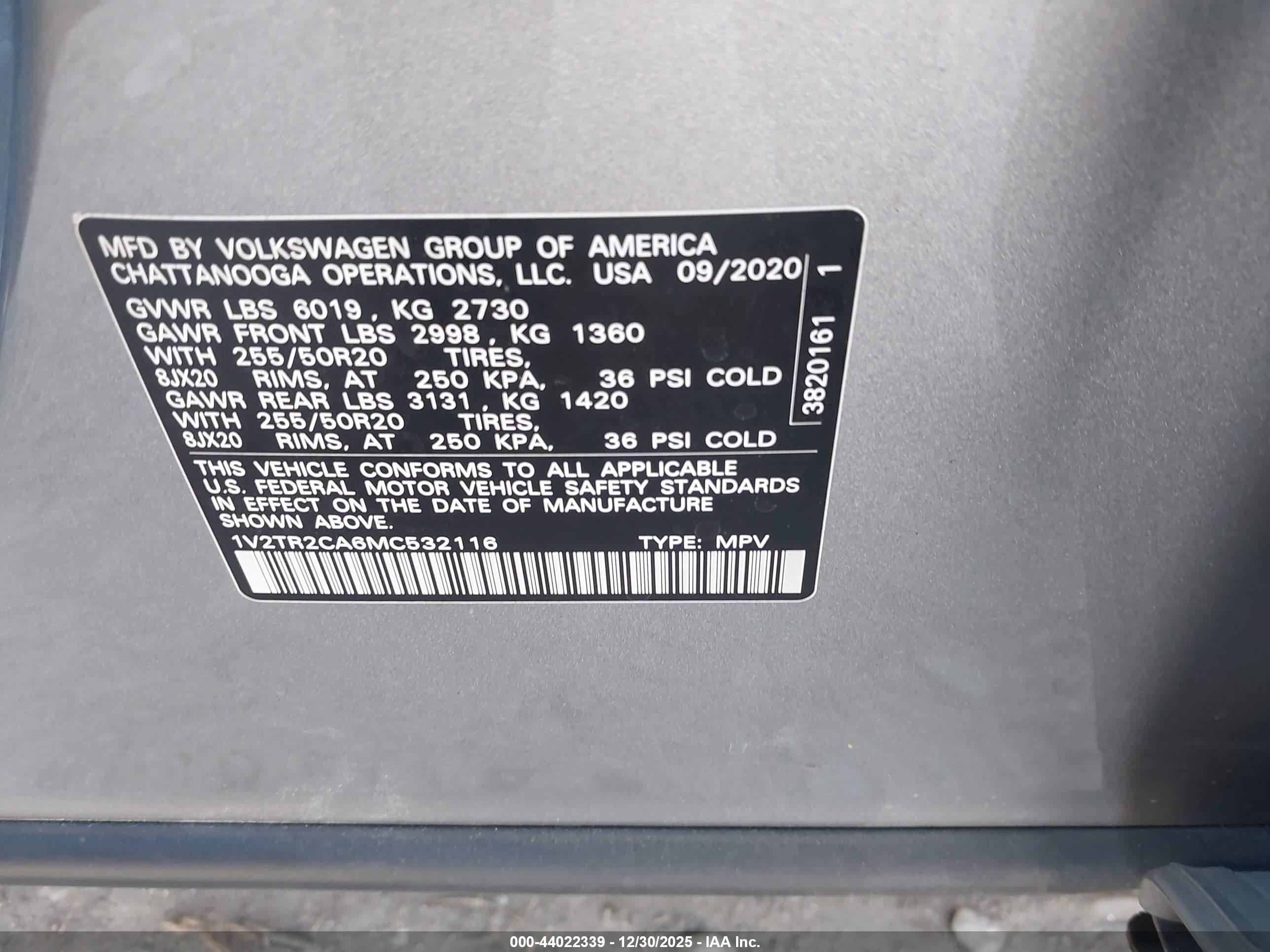 VOLKSWAGEN ATLAS image 9