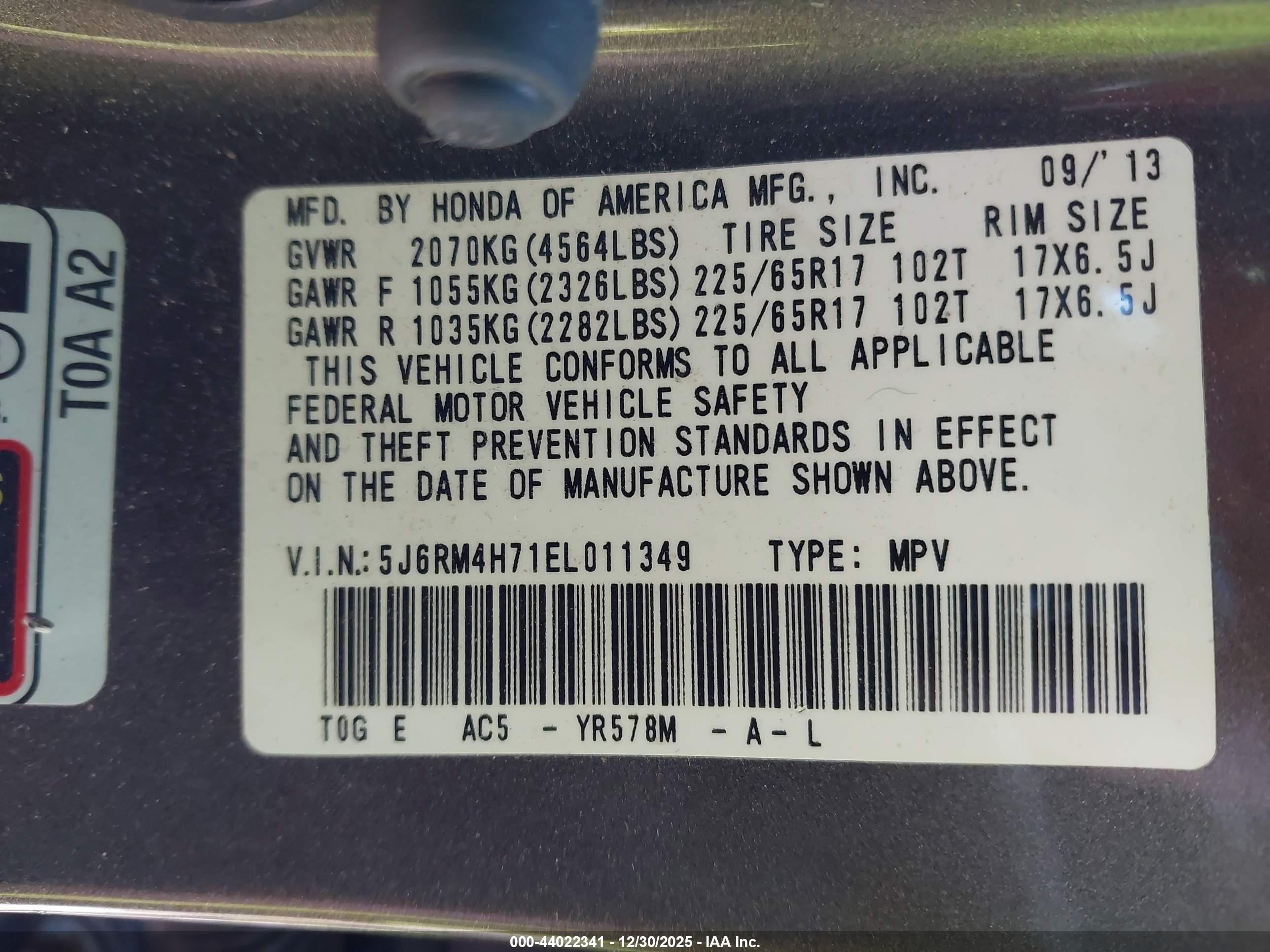 HONDA CR-V image 9