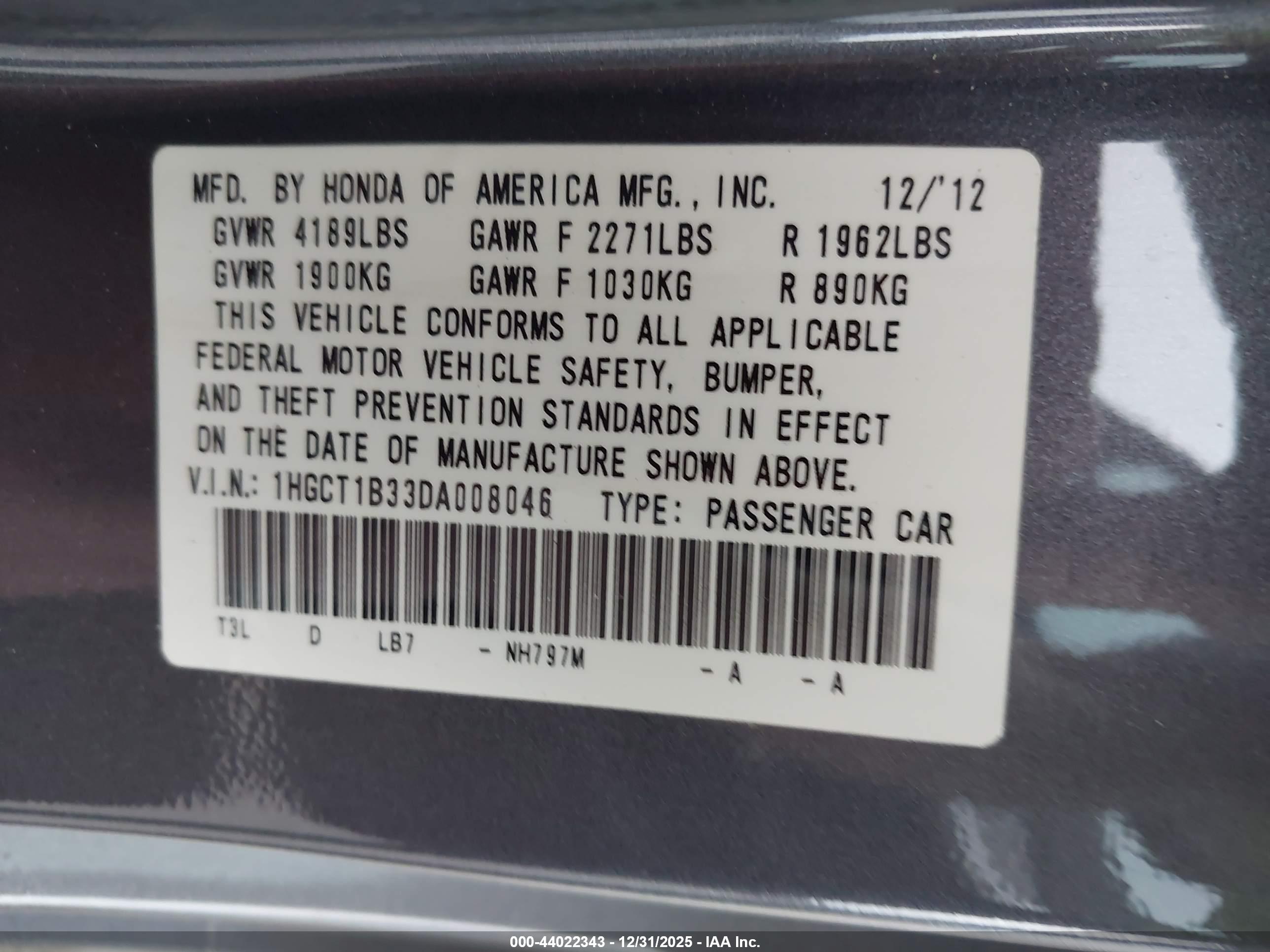 HONDA ACCORD image 9