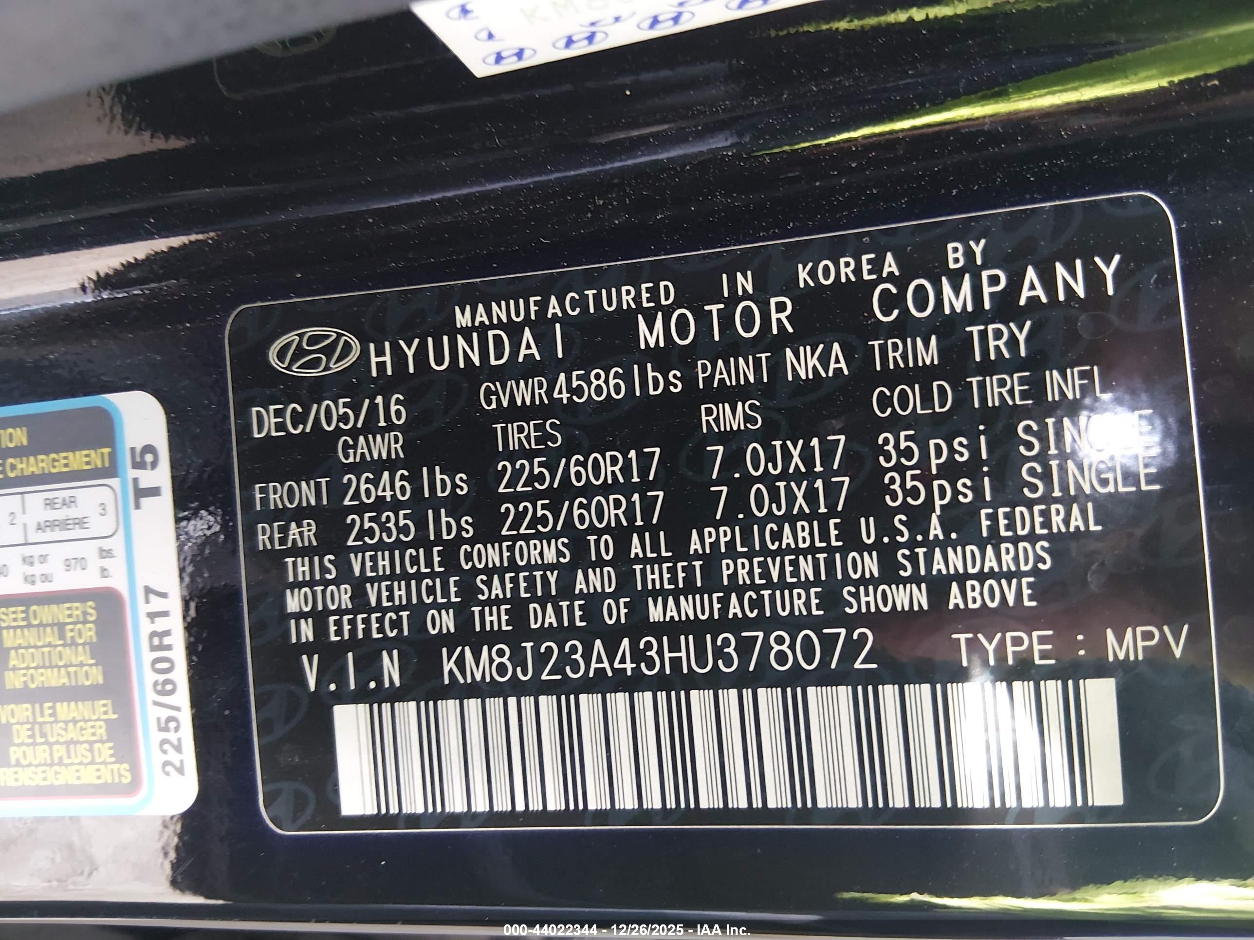 HYUNDAI TUCSON image 9