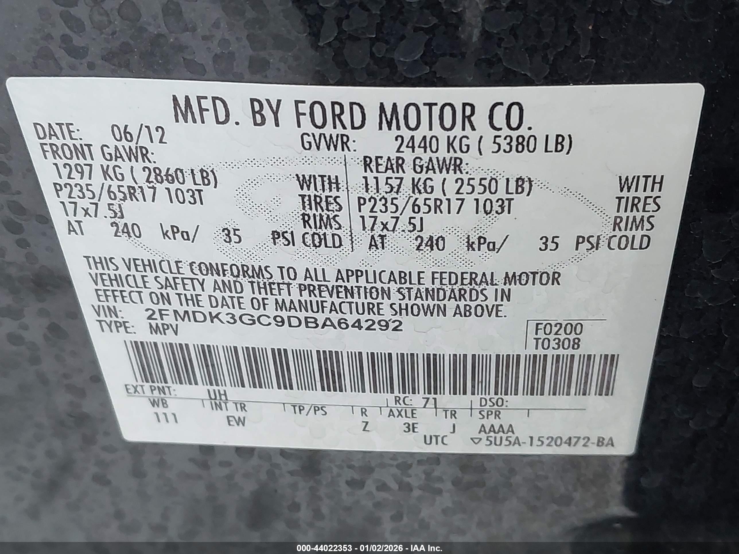 FORD EDGE image 9