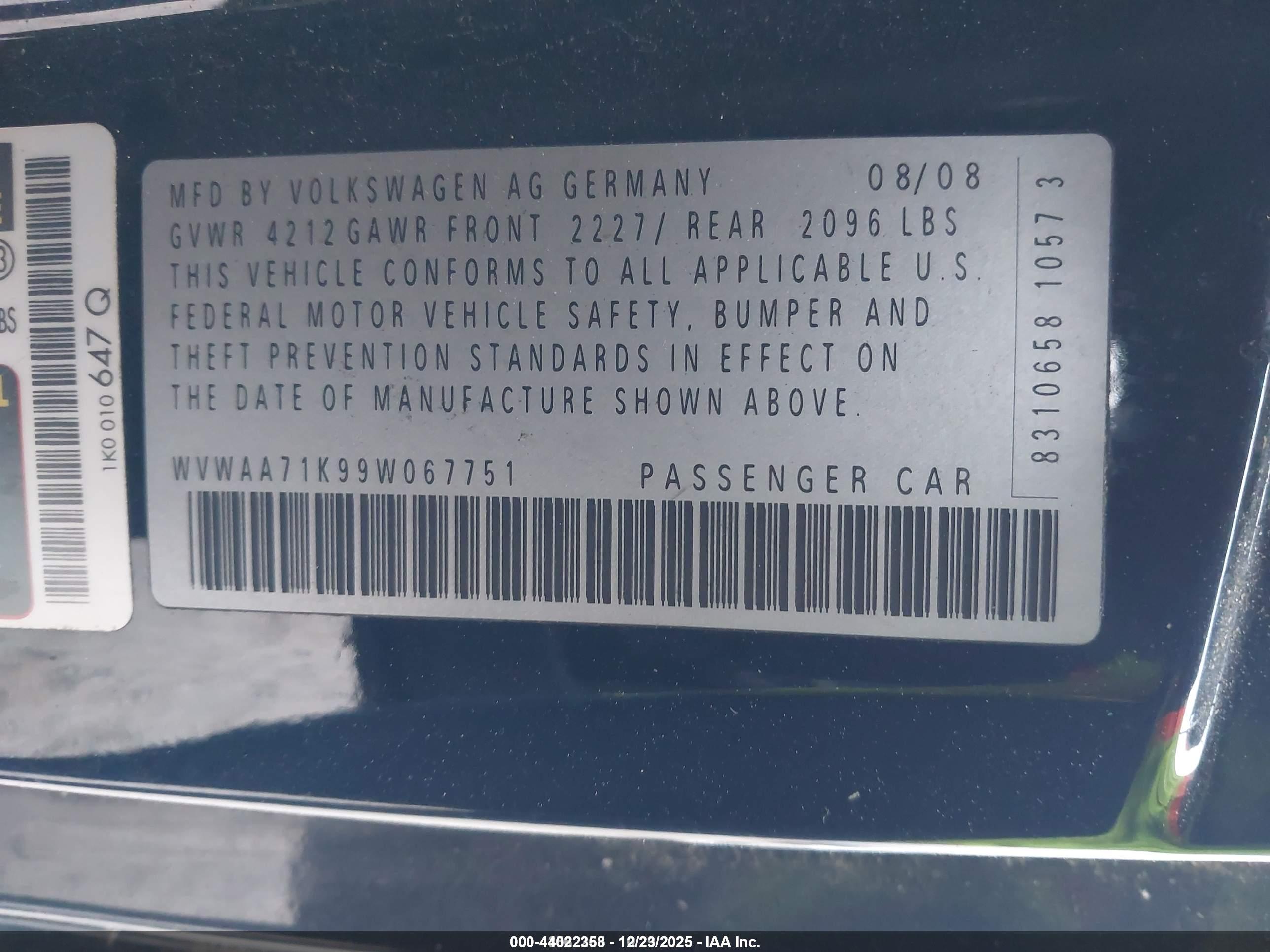 VOLKSWAGEN RABBIT image 9