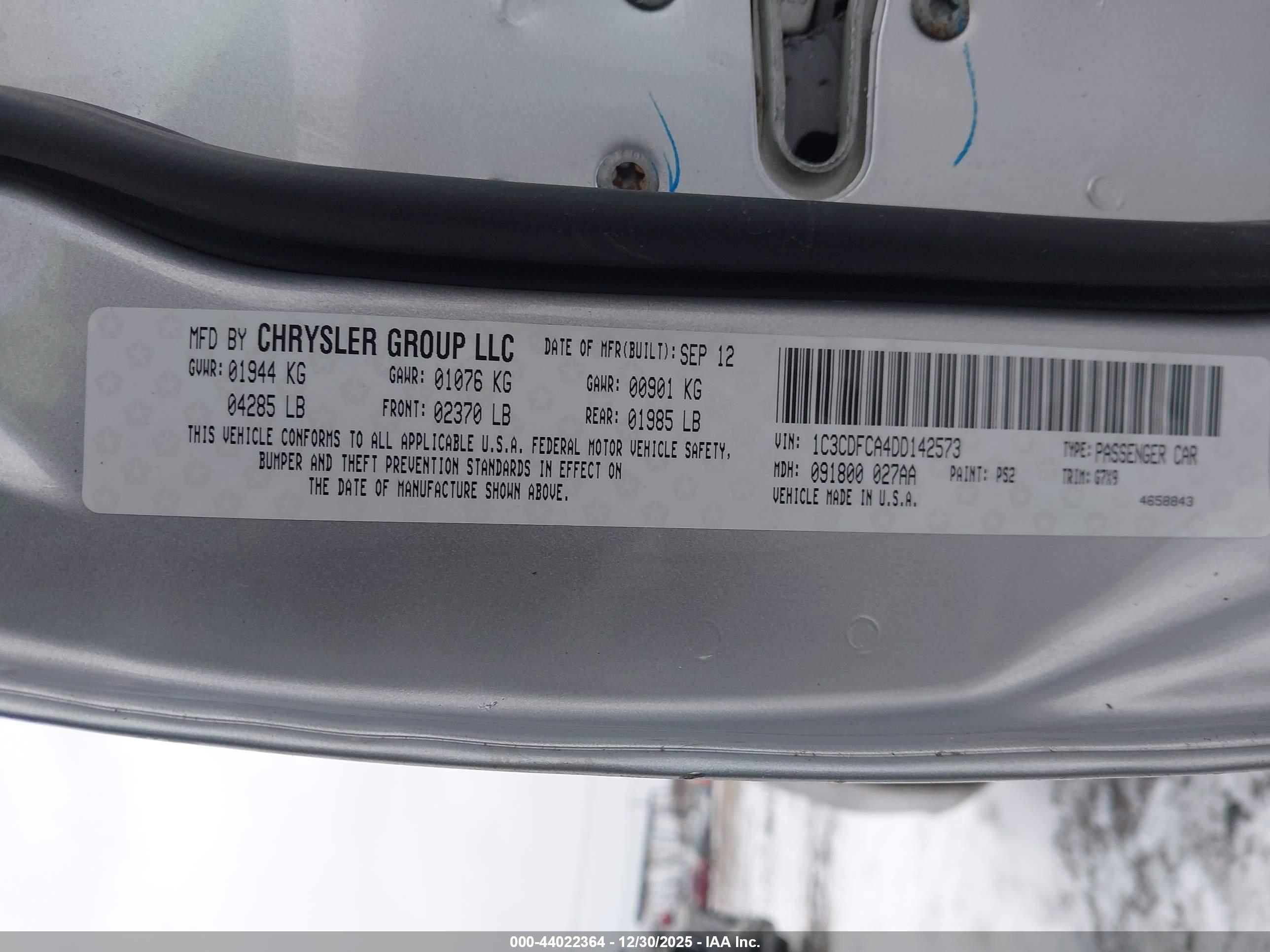 DODGE DART image 9