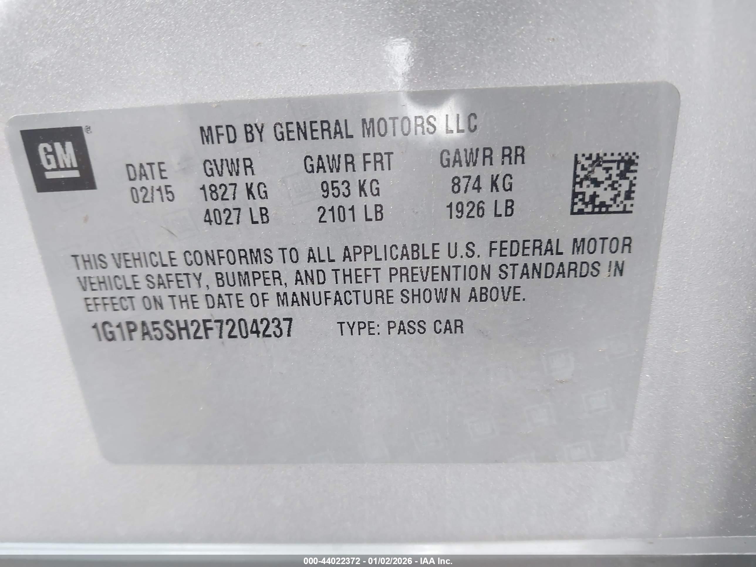 CHEVROLET CRUZE image 9
