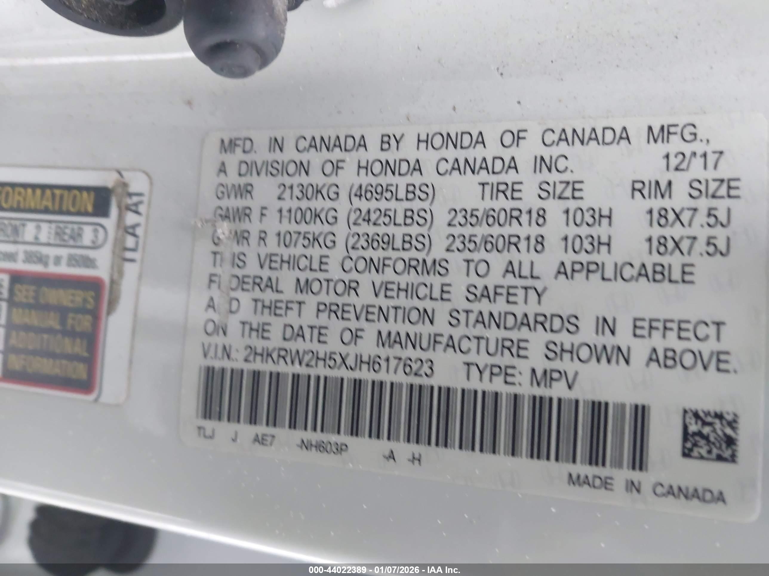 HONDA CR-V image 9