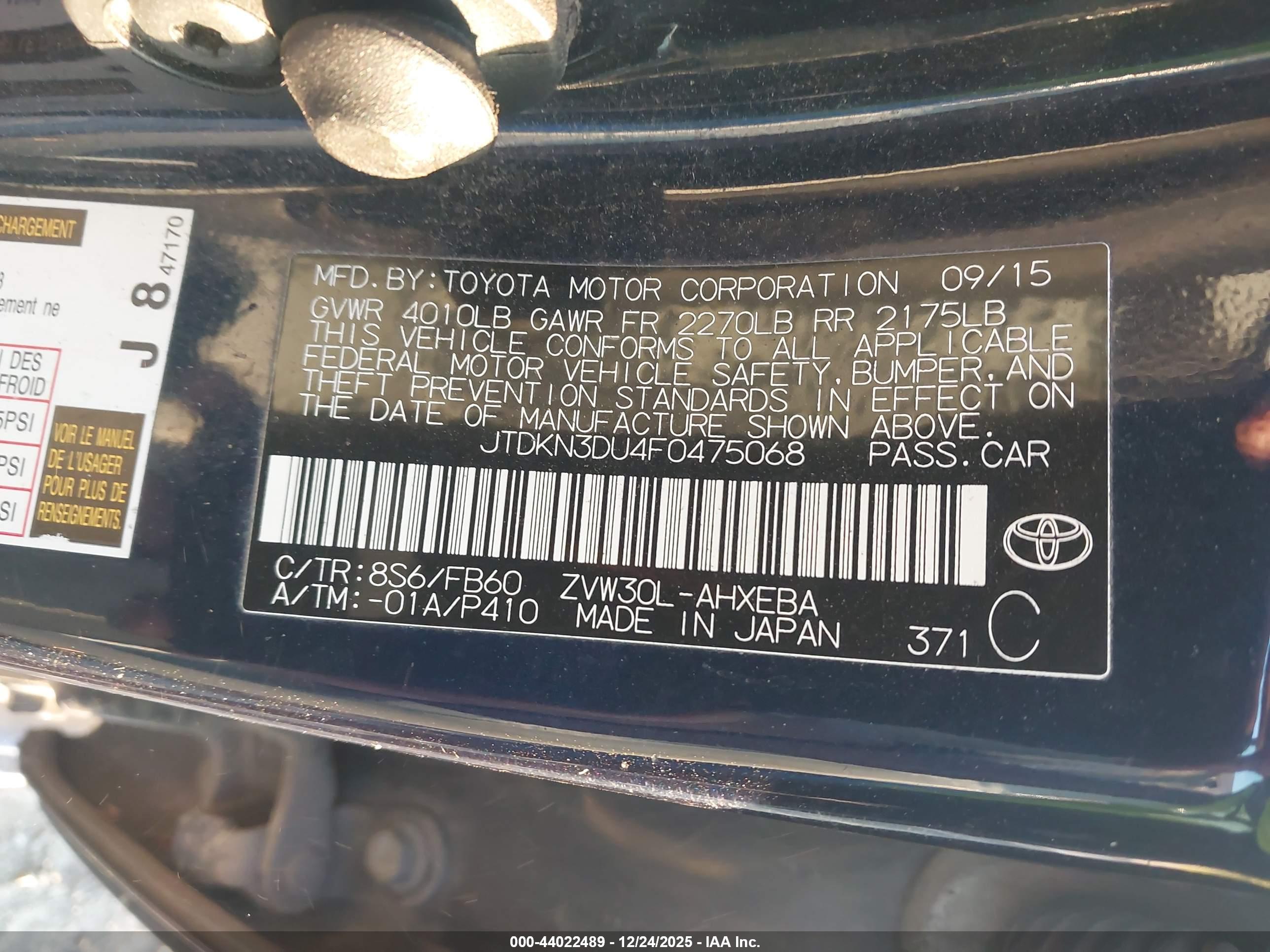 TOYOTA PRIUS image 9