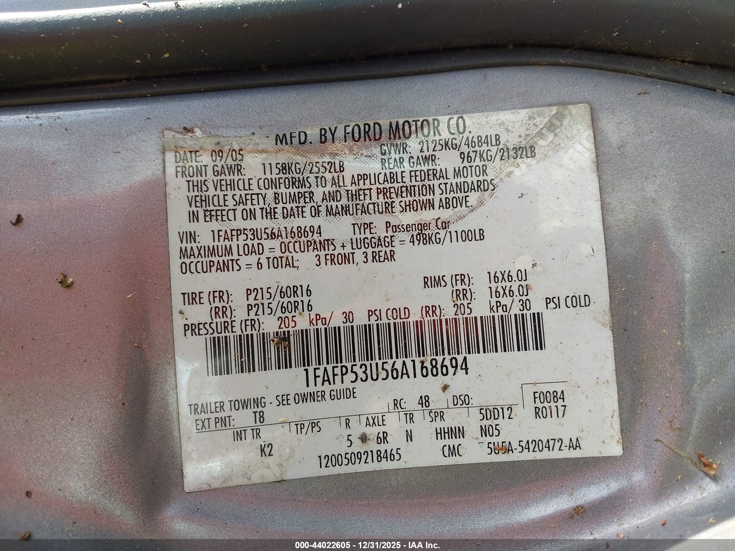 FORD TAURUS image 9