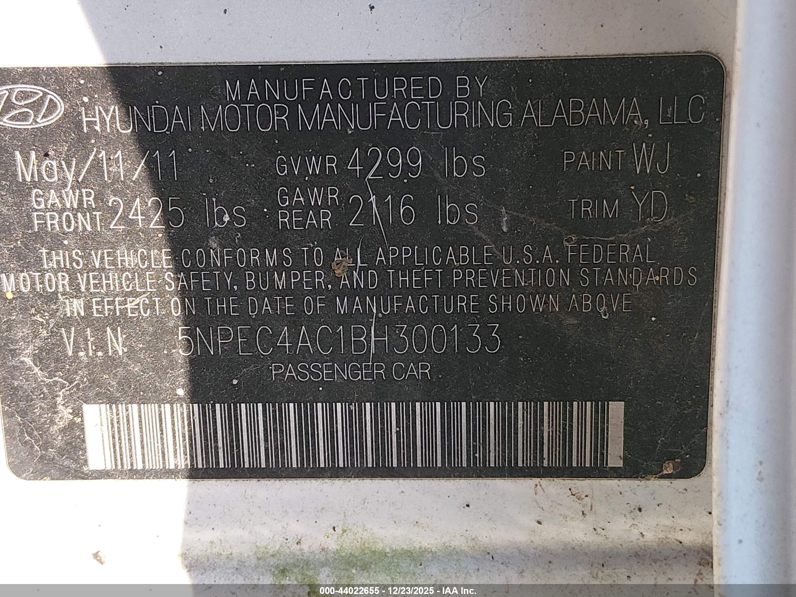 HYUNDAI SONATA image 9