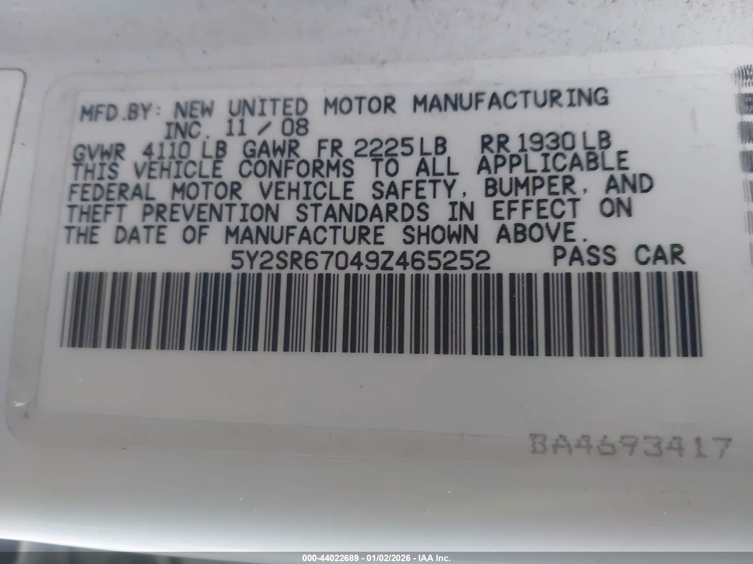 PONTIAC VIBE image 9