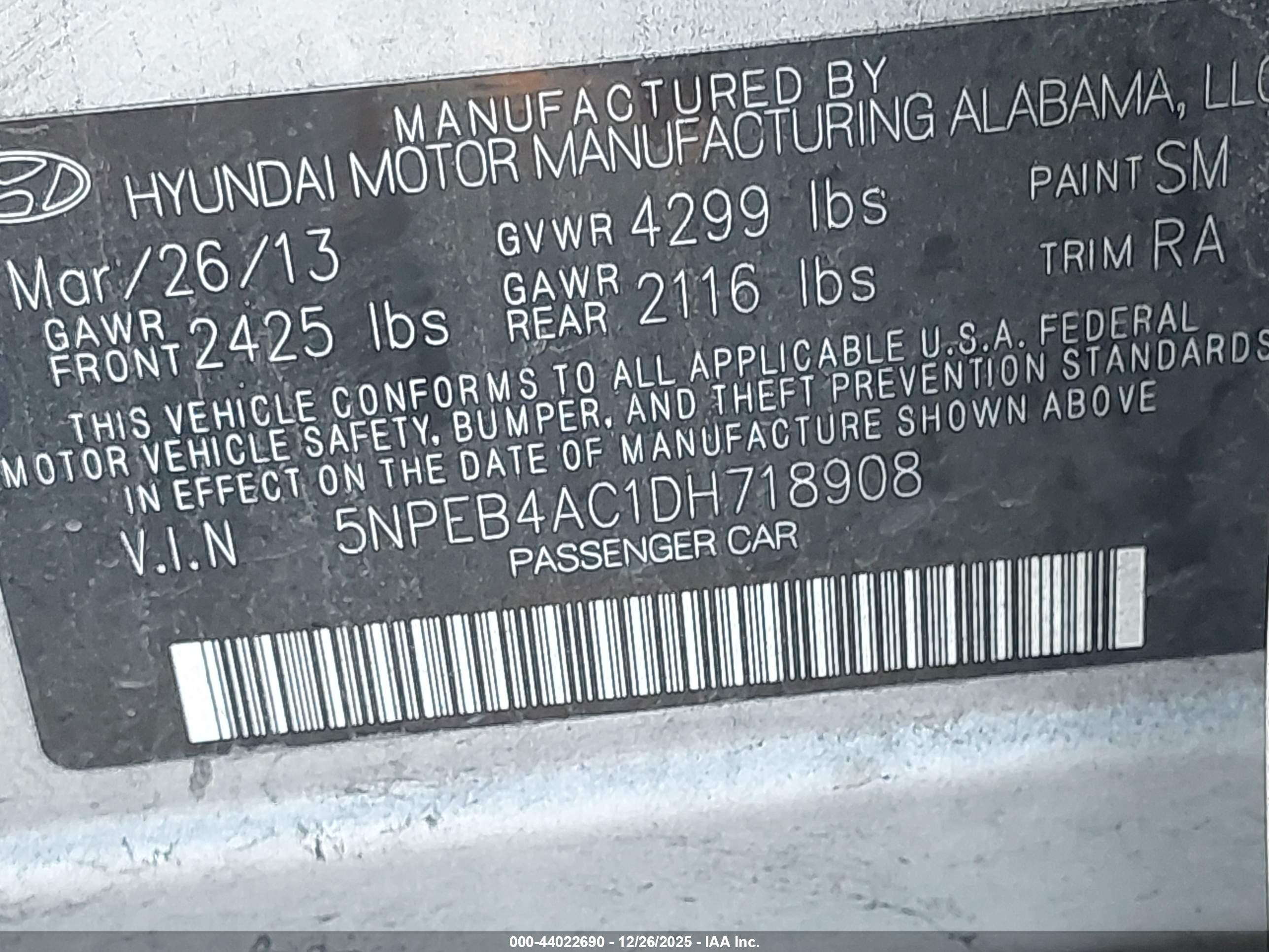 HYUNDAI SONATA image 9