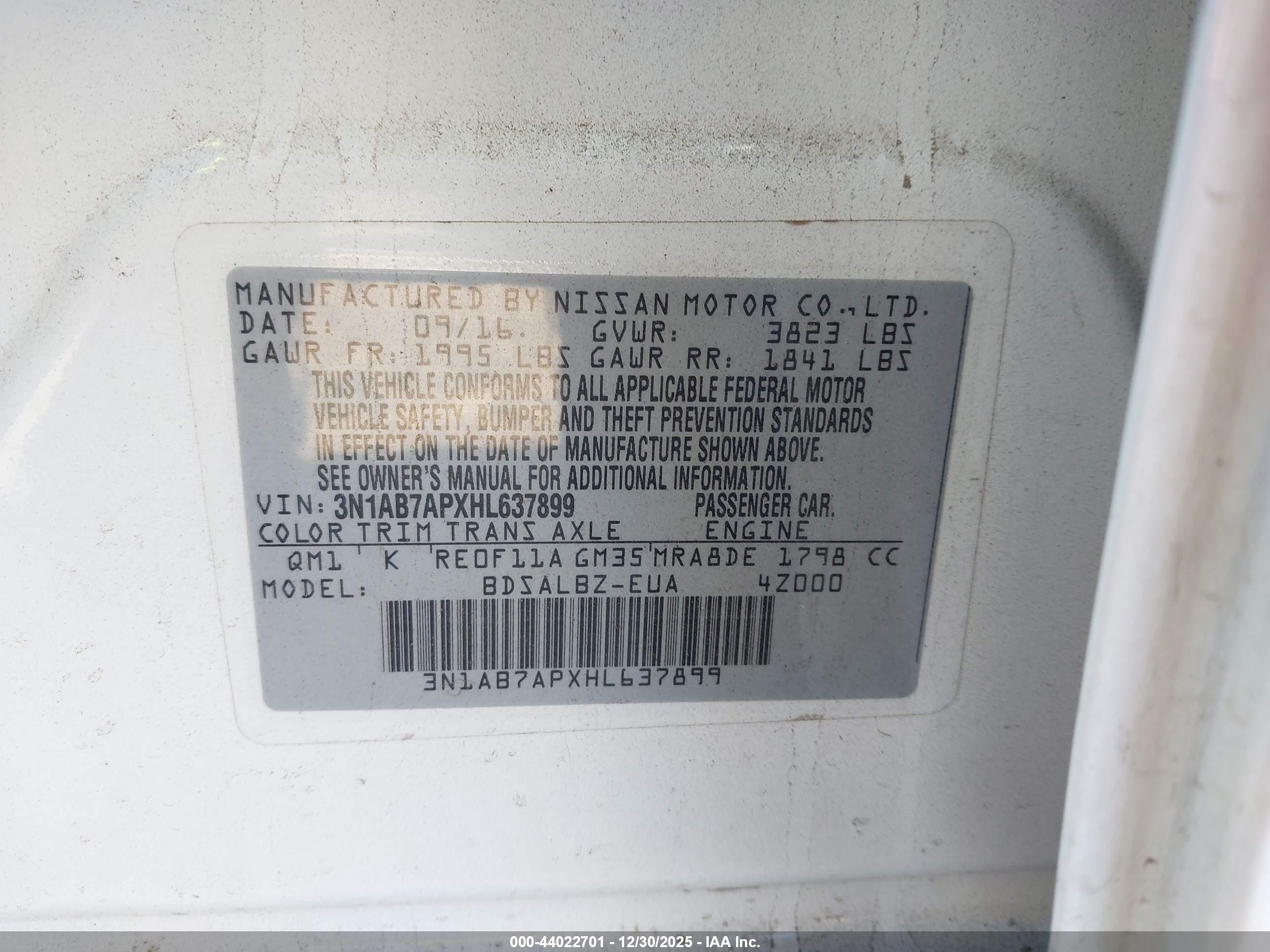 NISSAN SENTRA image 9