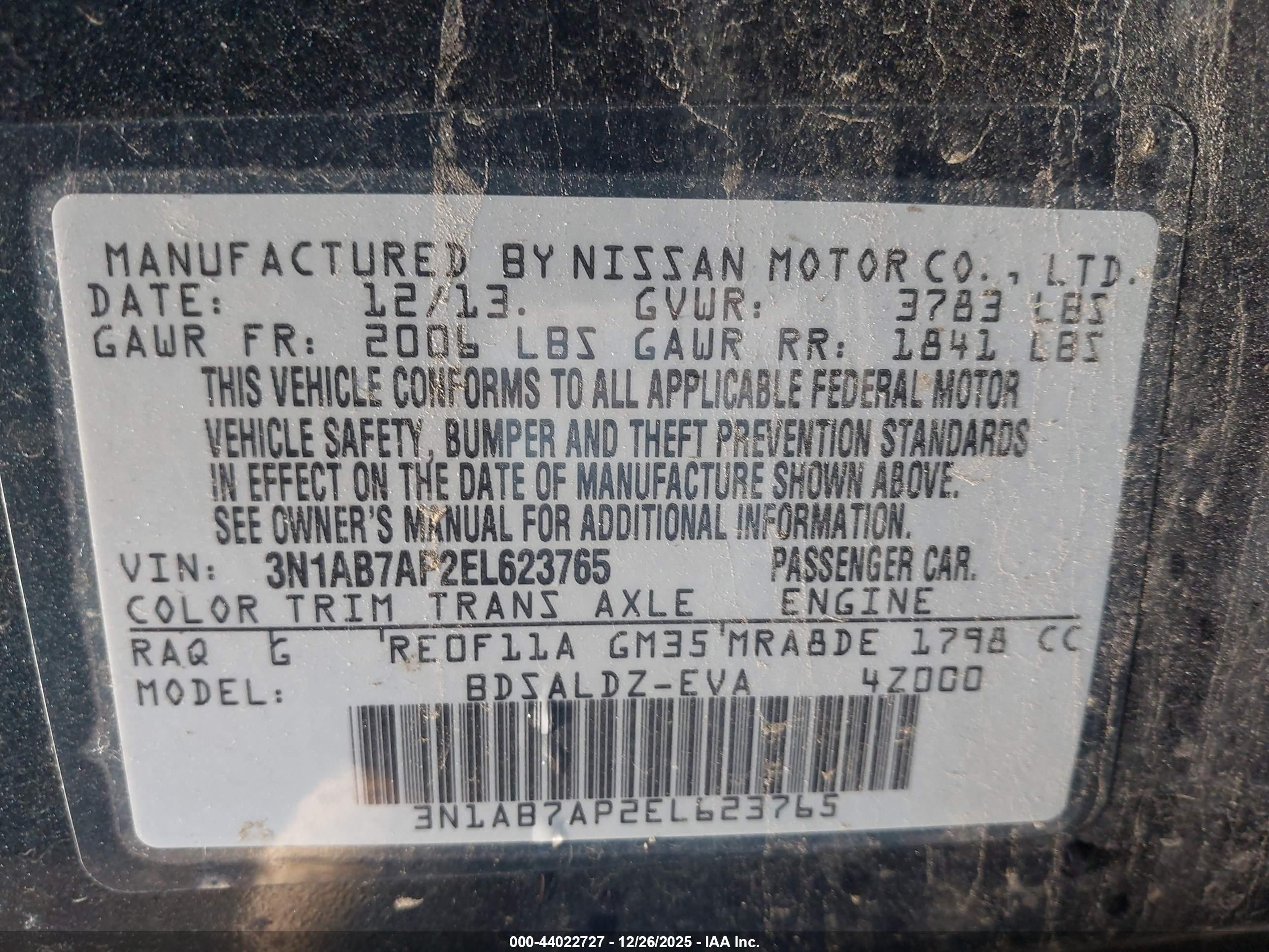 NISSAN SENTRA image 9