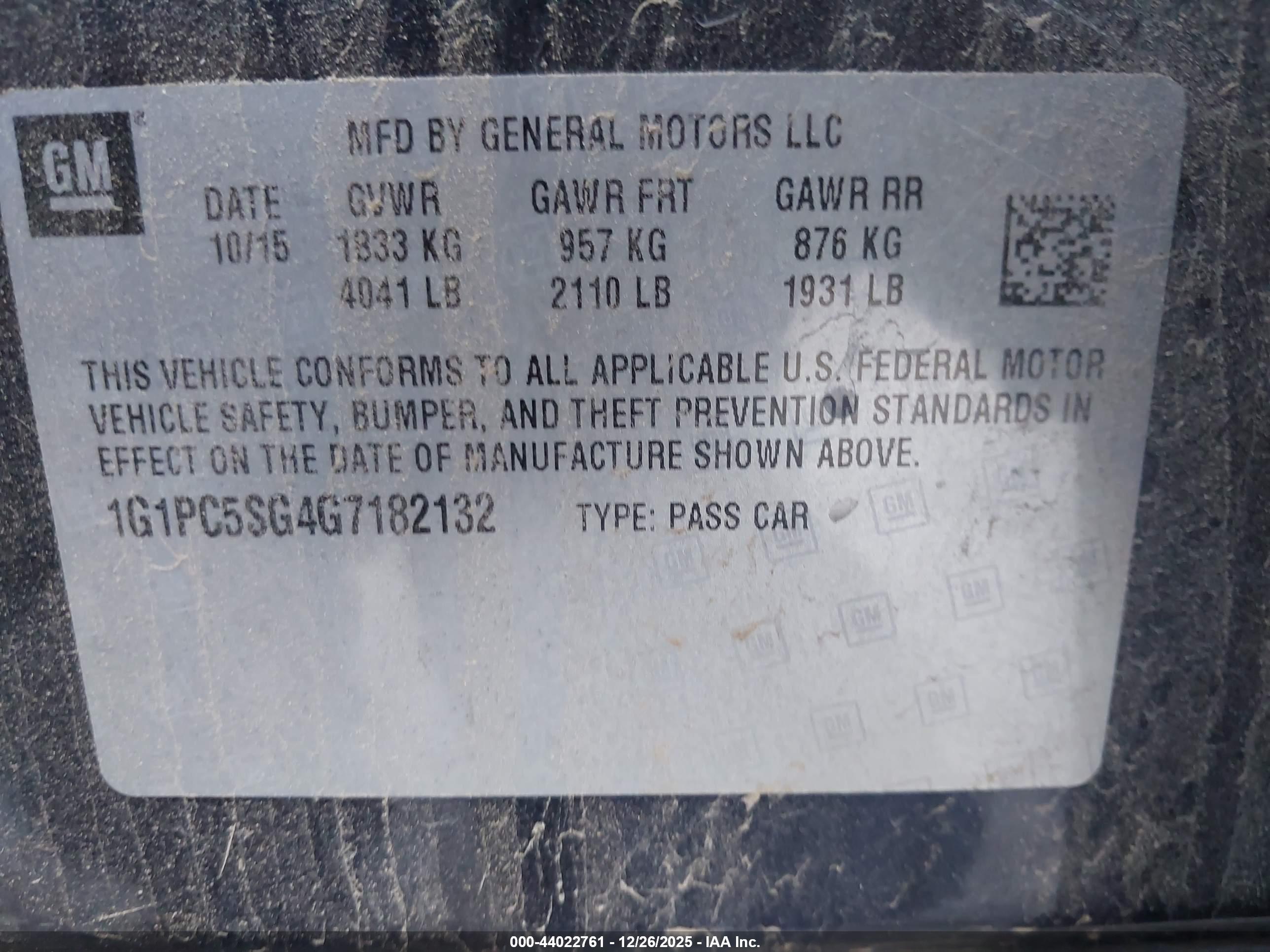 CHEVROLET CRUZE image 9