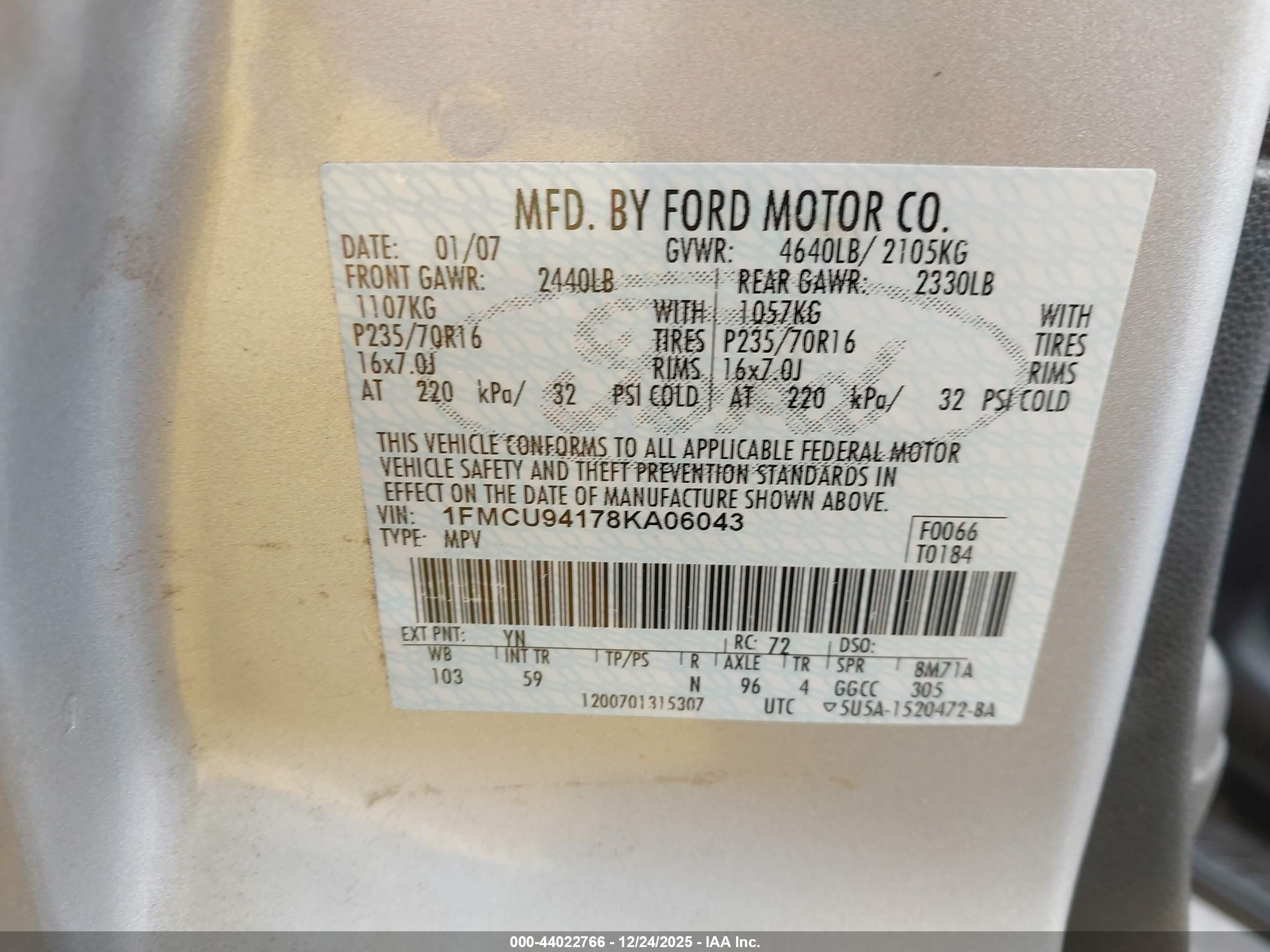 FORD ESCAPE image 9