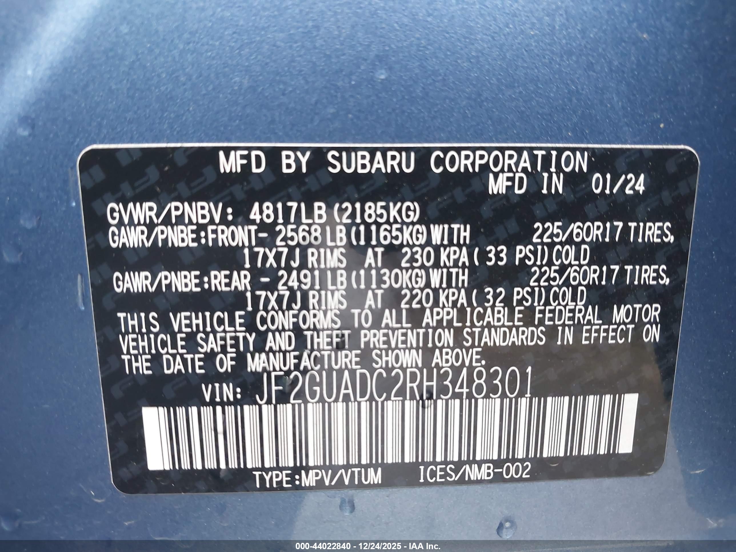 SUBARU CROSSTREK image 9