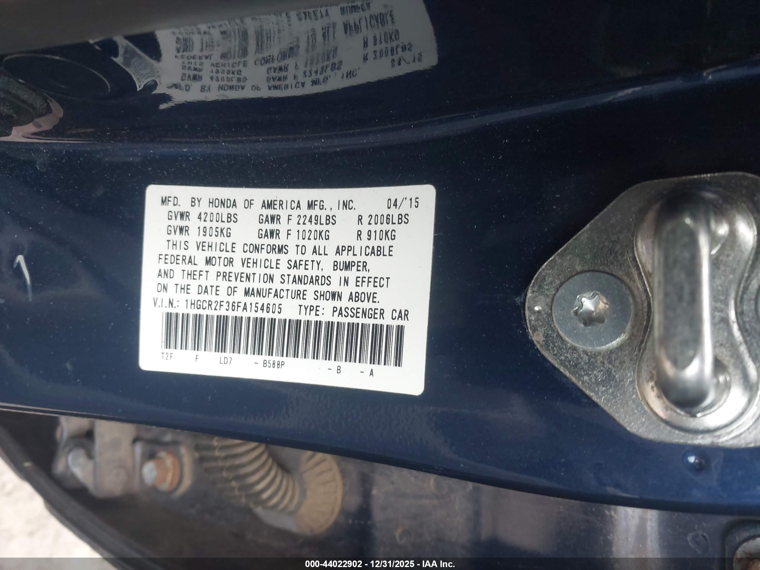 HONDA ACCORD image 9