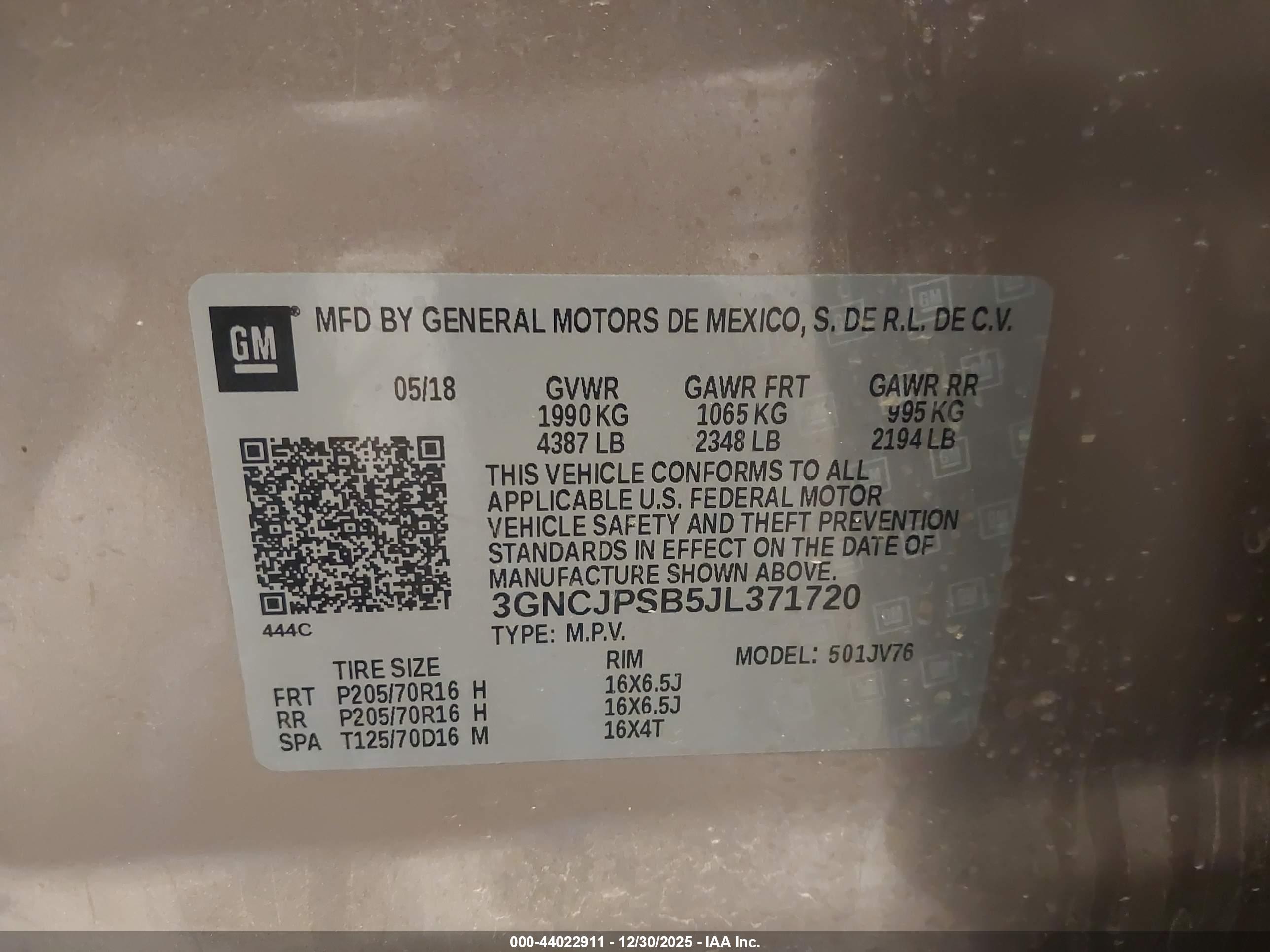 CHEVROLET TRAX image 9