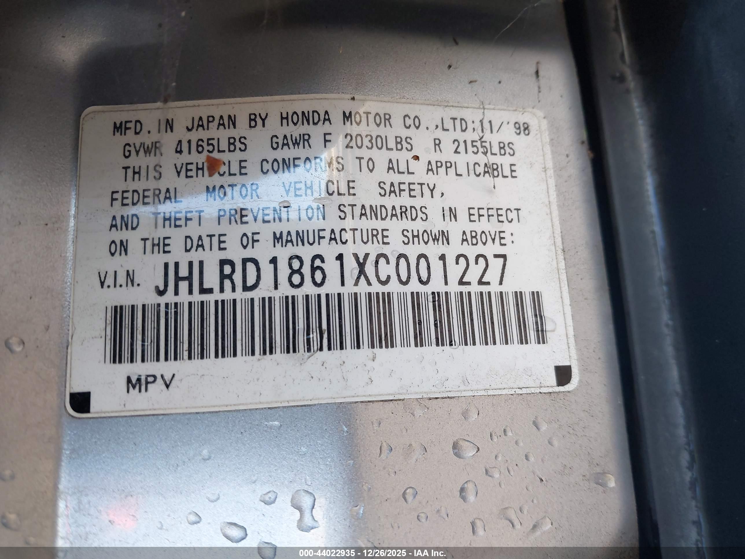 HONDA CR-V image 9