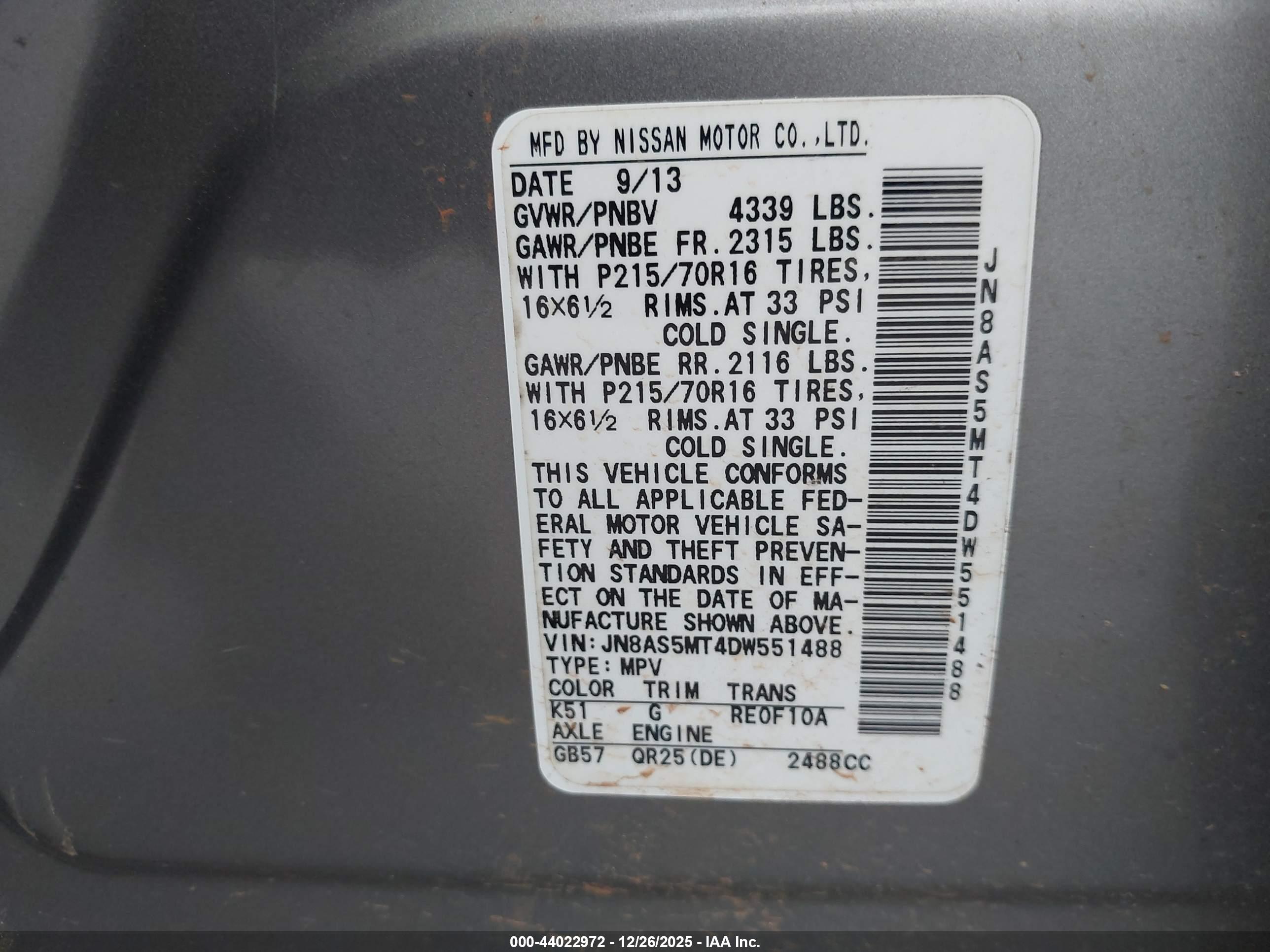 NISSAN ROGUE image 9