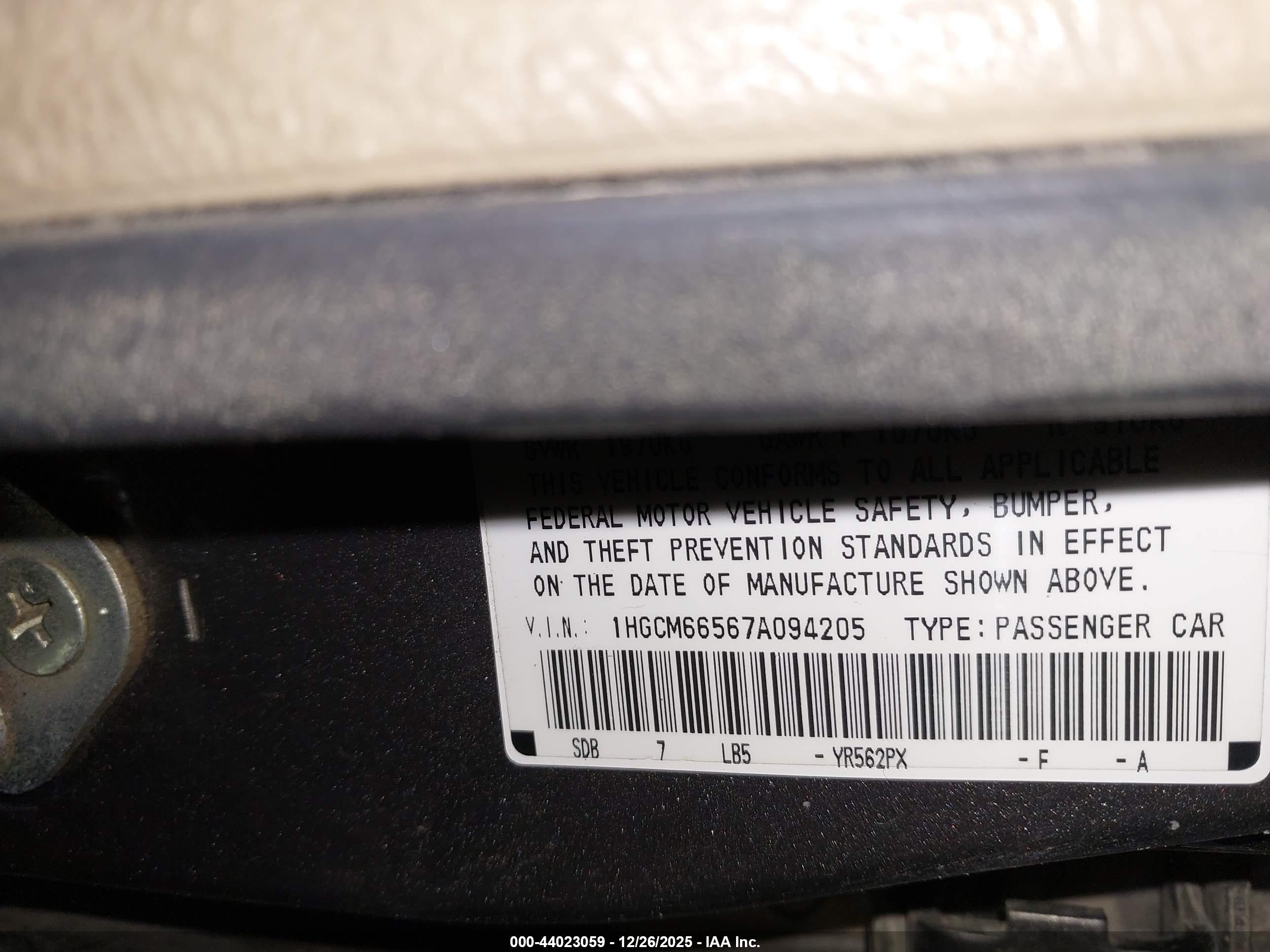 HONDA ACCORD image 9