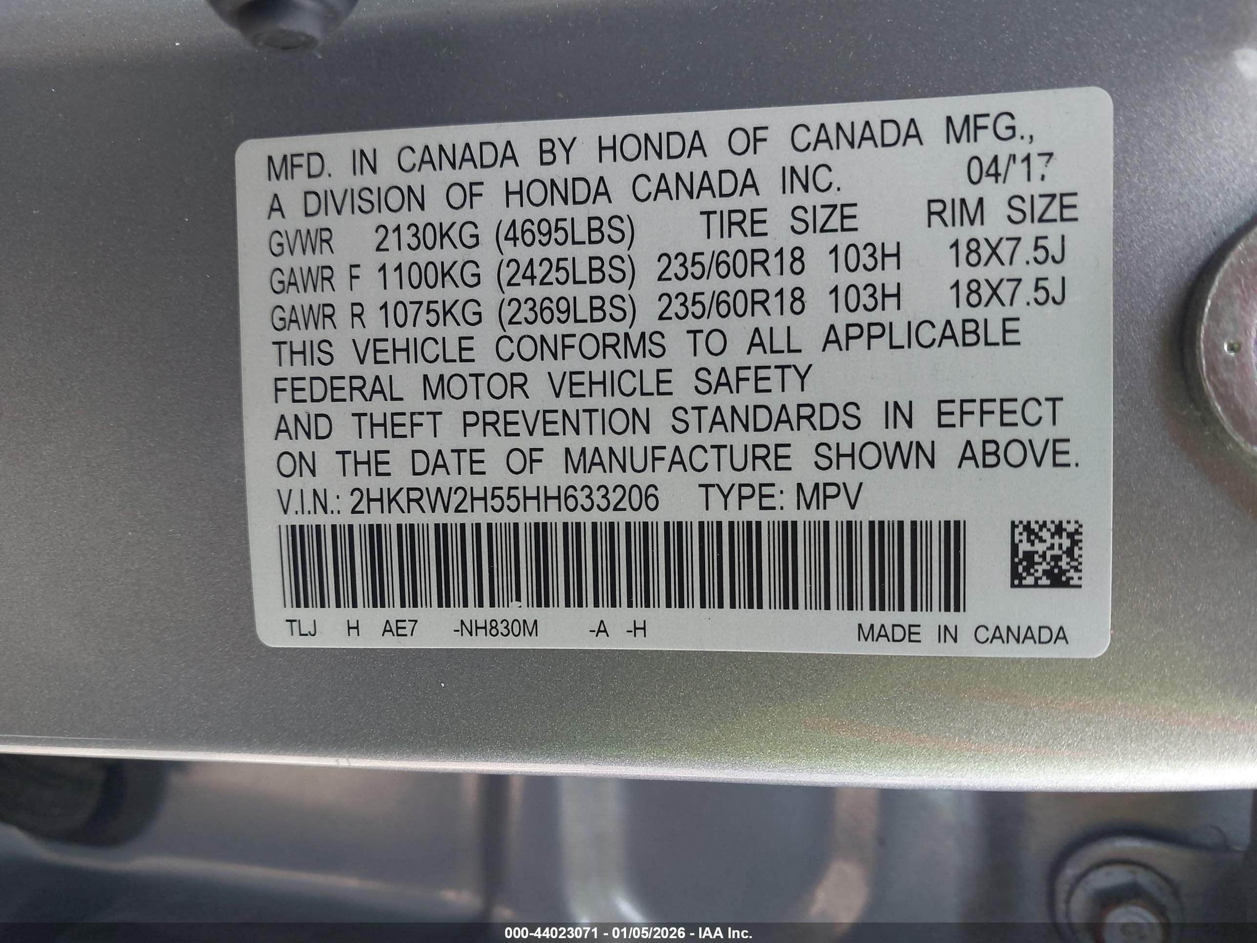 HONDA CR-V image 9
