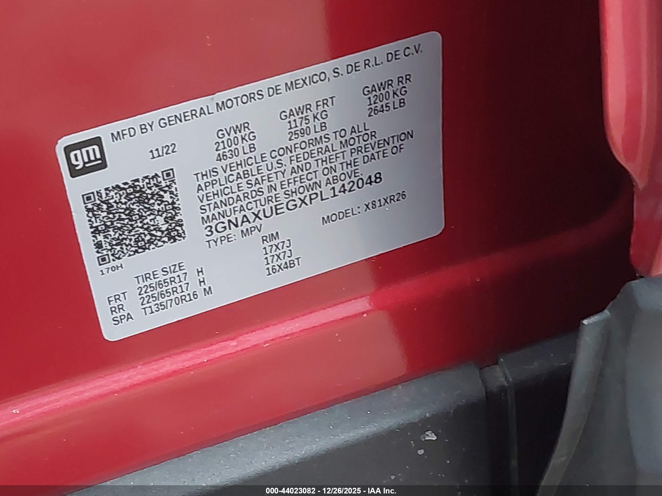 CHEVROLET EQUINOX image 9