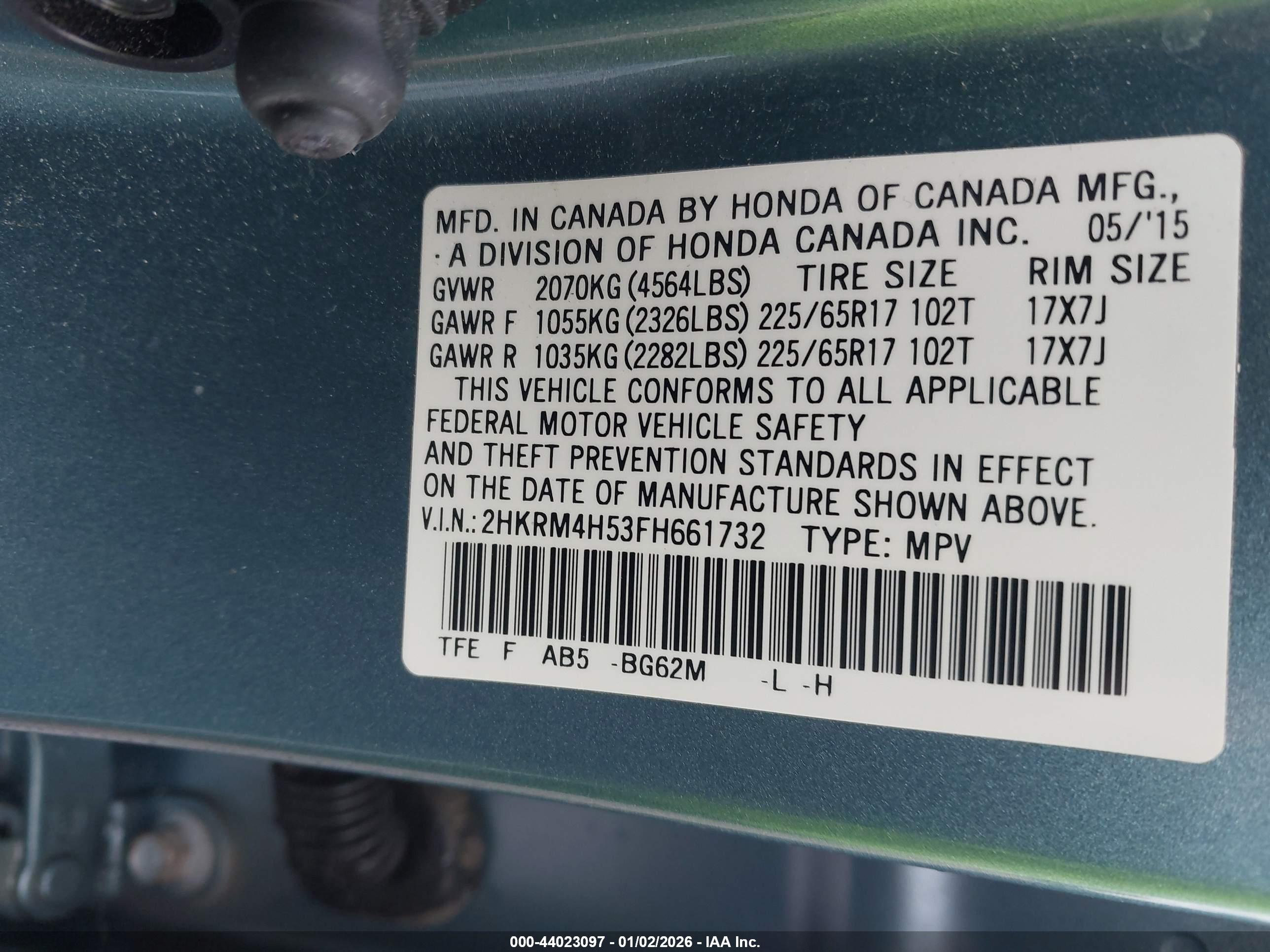 HONDA CR-V image 9