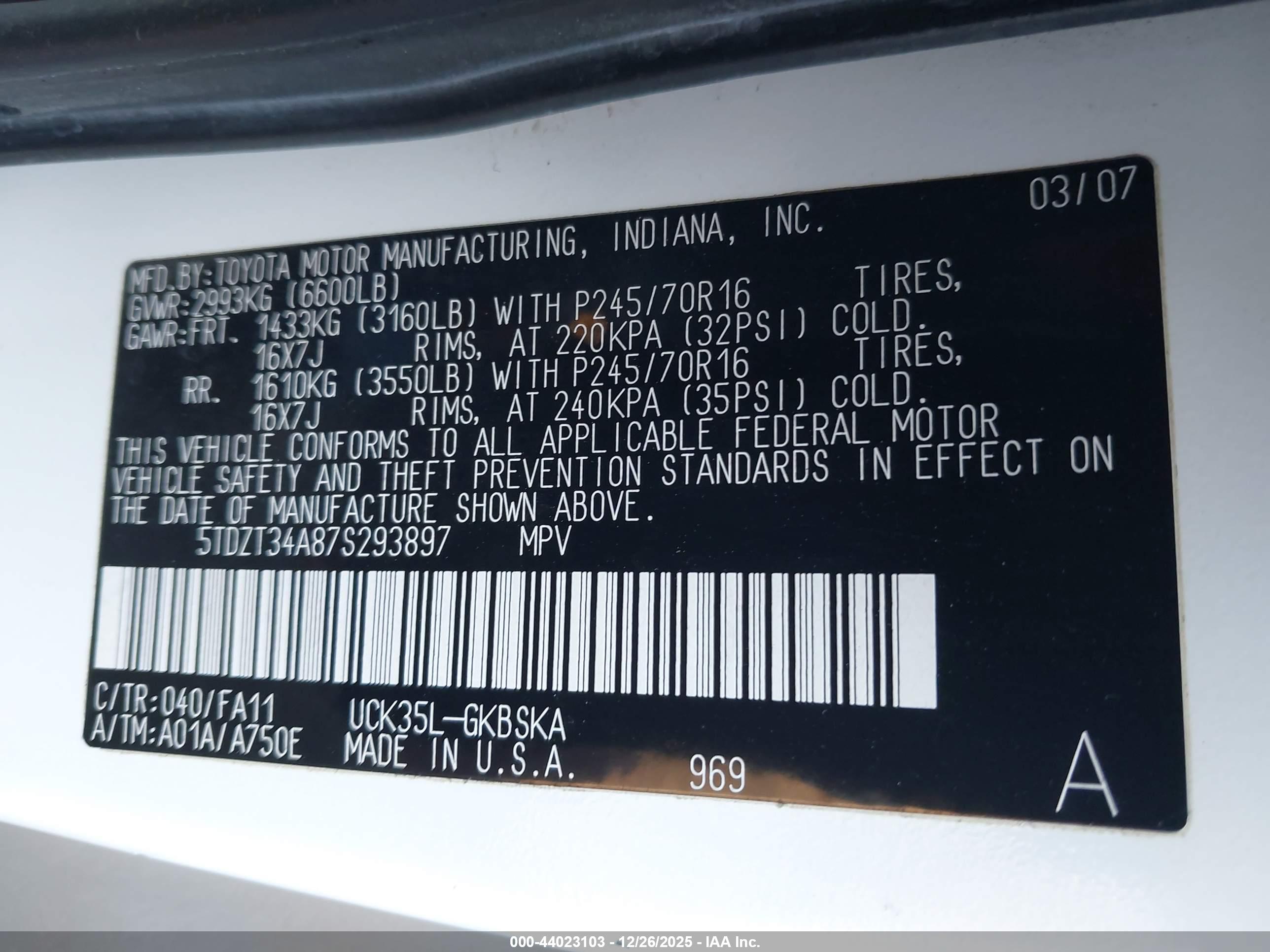 TOYOTA SEQUOIA image 9