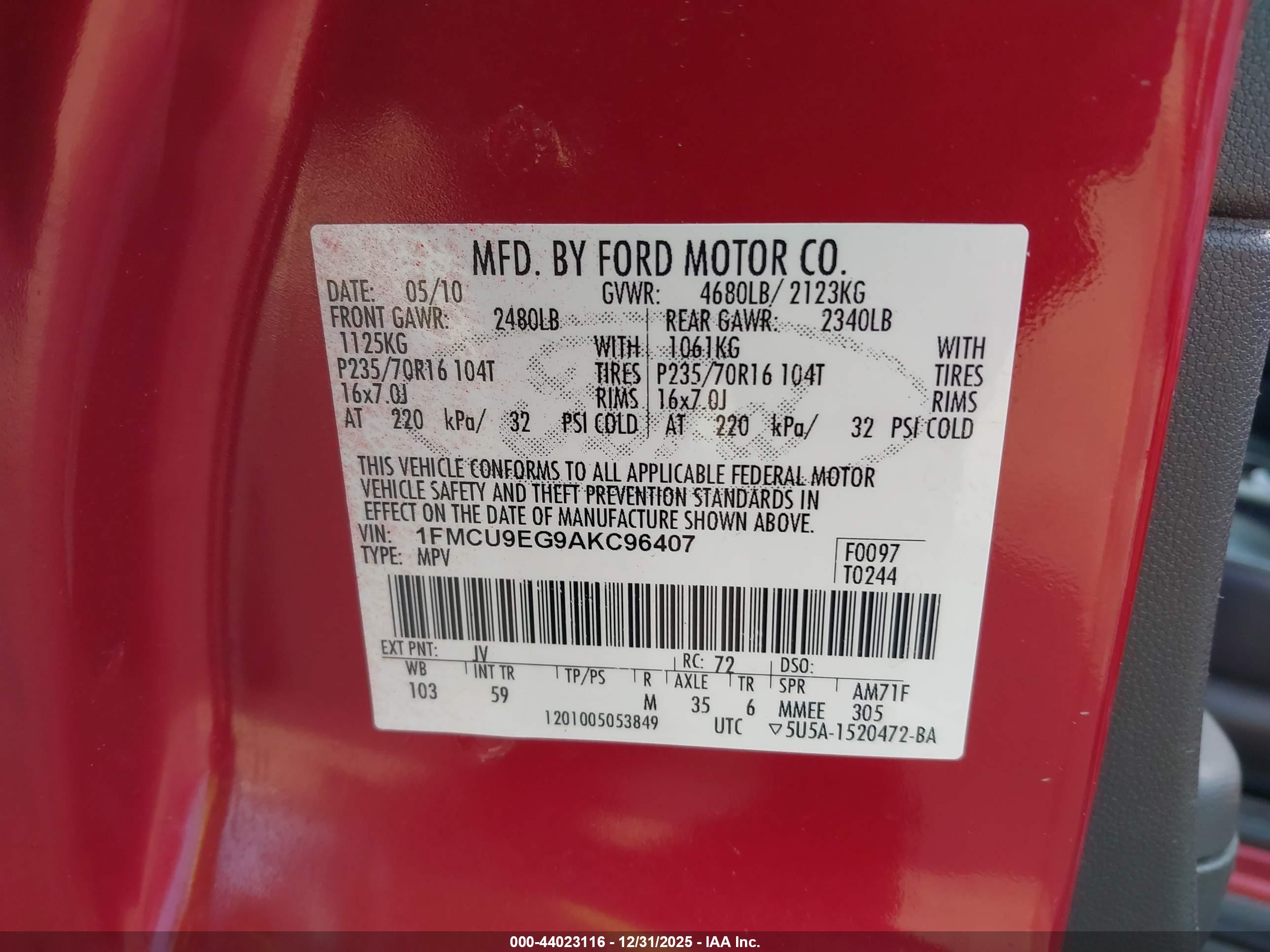 FORD ESCAPE image 9