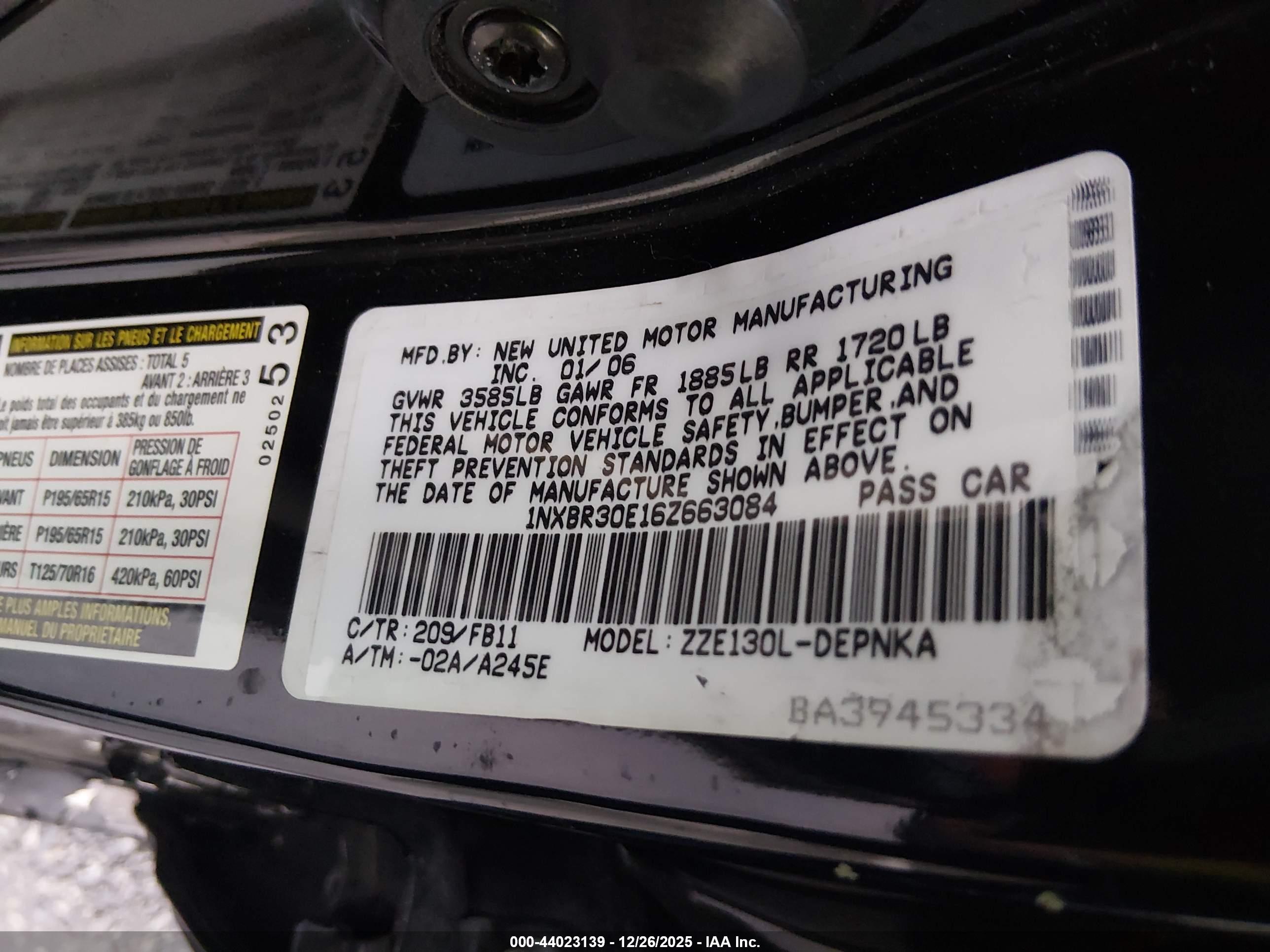 TOYOTA COROLLA image 9