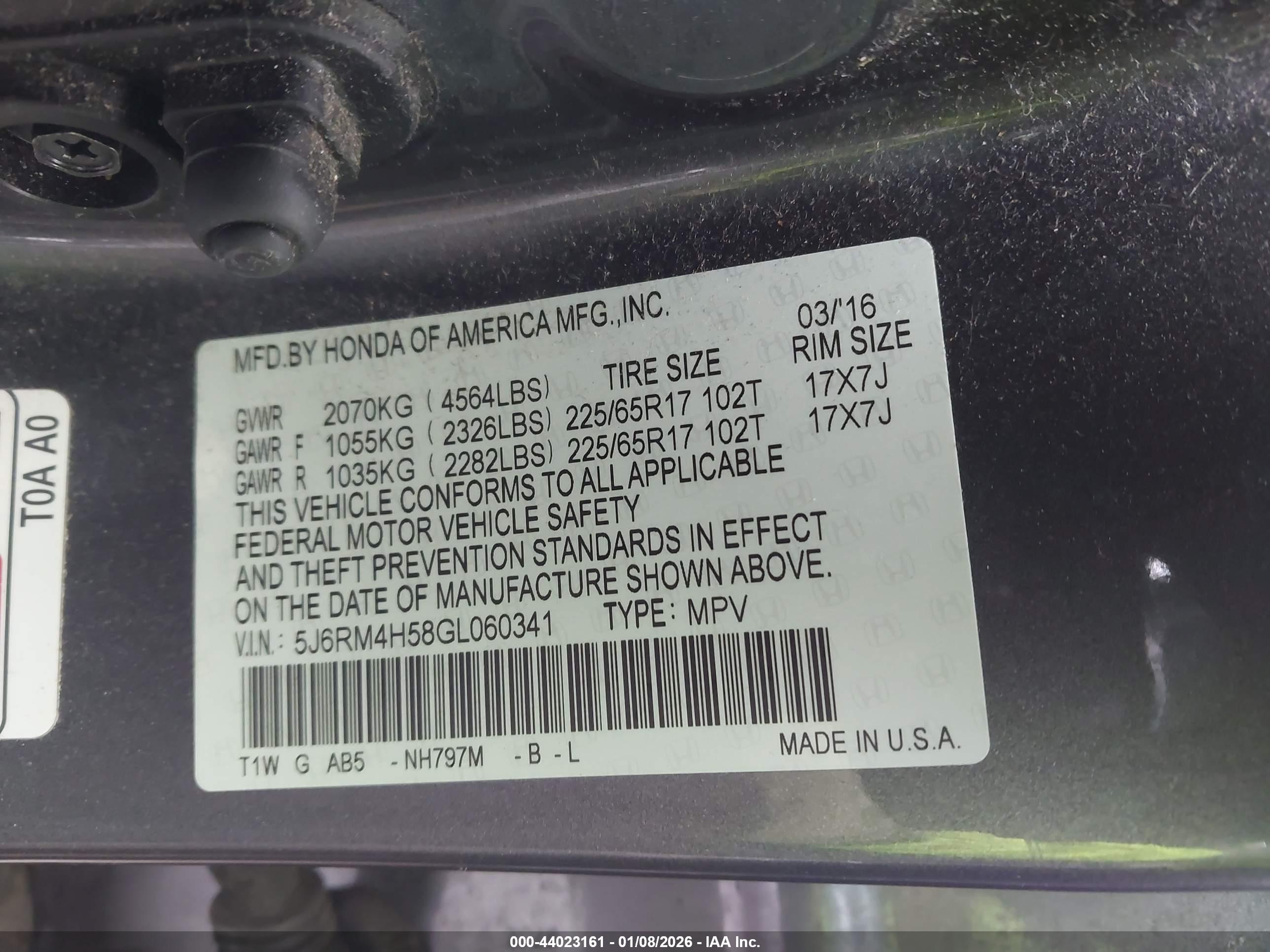 HONDA CR-V image 9