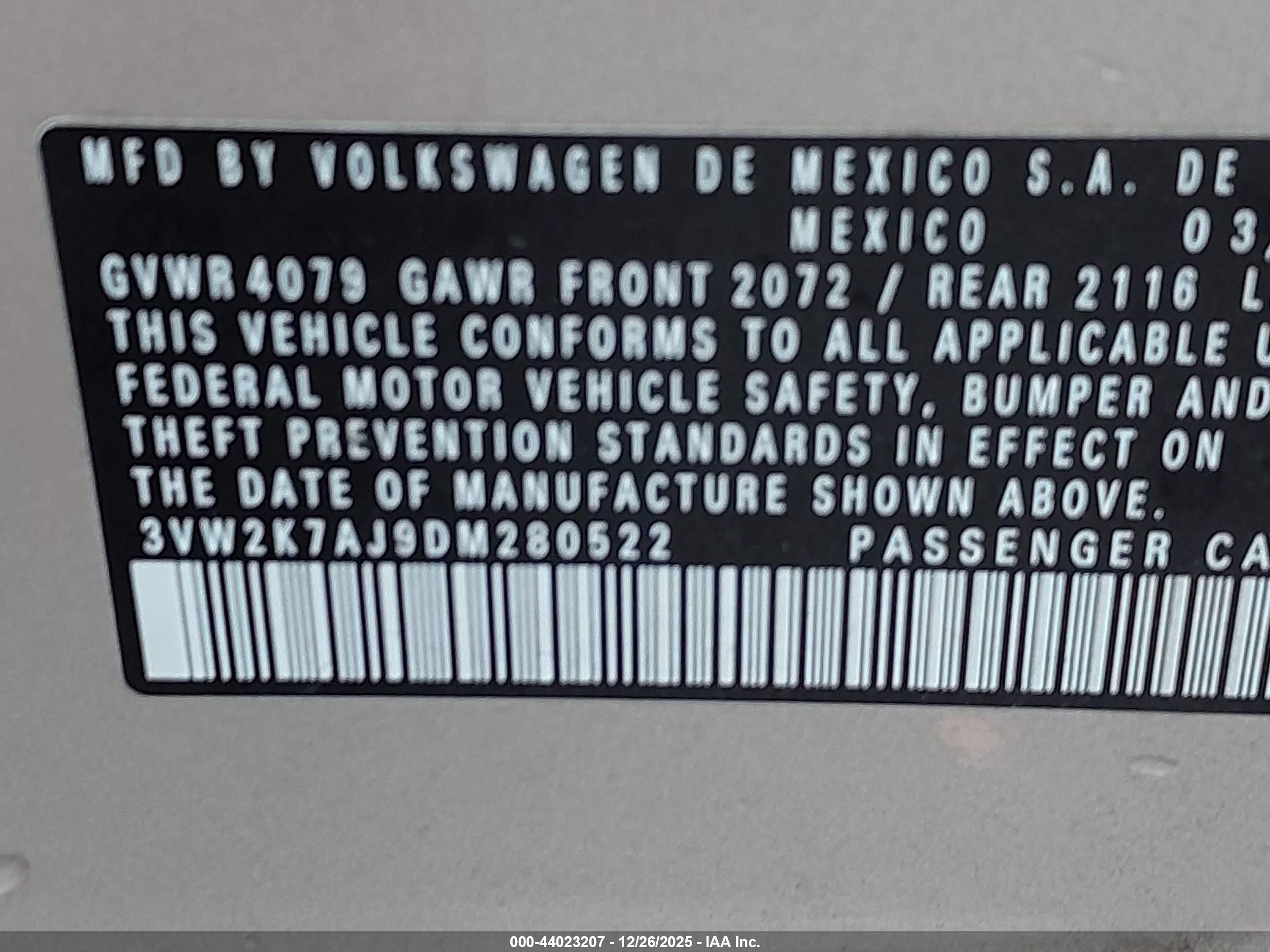 VOLKSWAGEN JETTA image 9