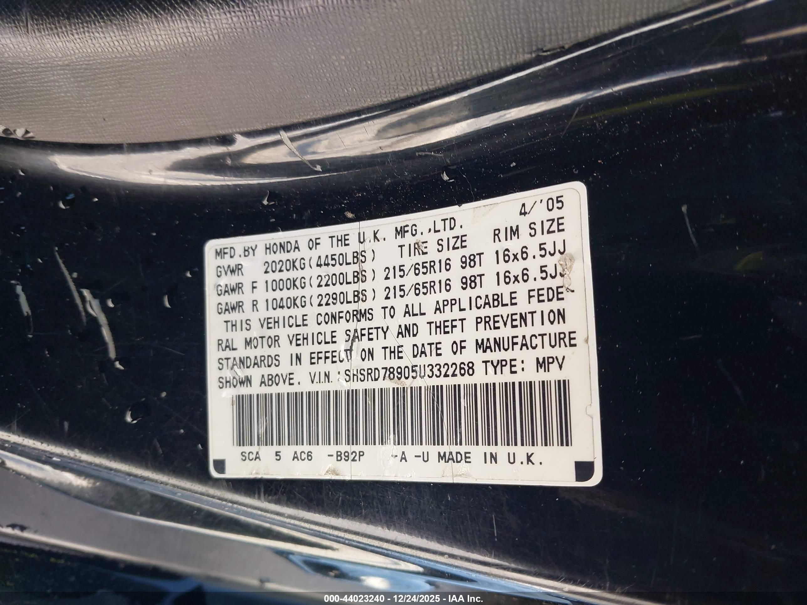 HONDA CR-V image 9