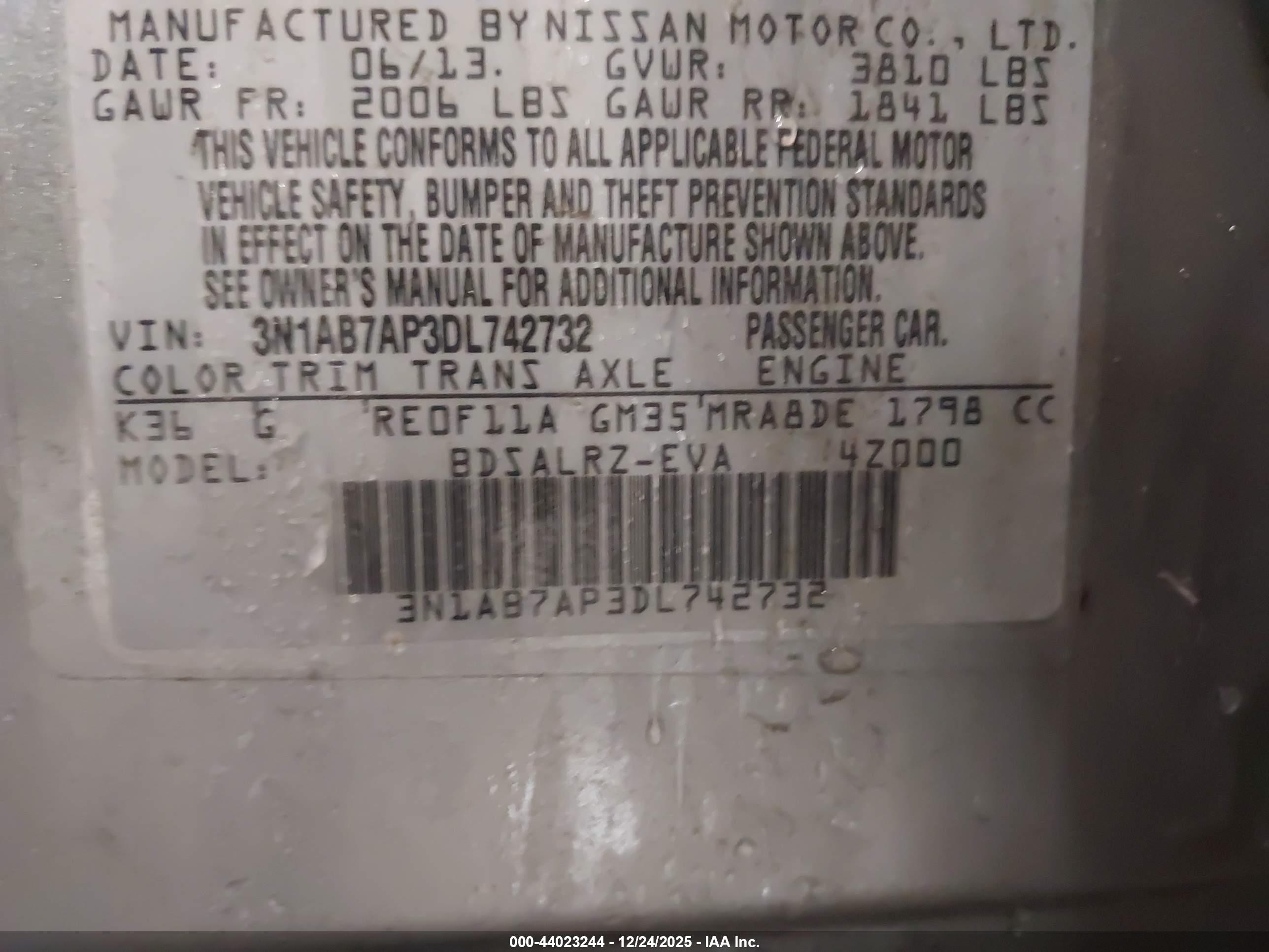 NISSAN SENTRA image 9