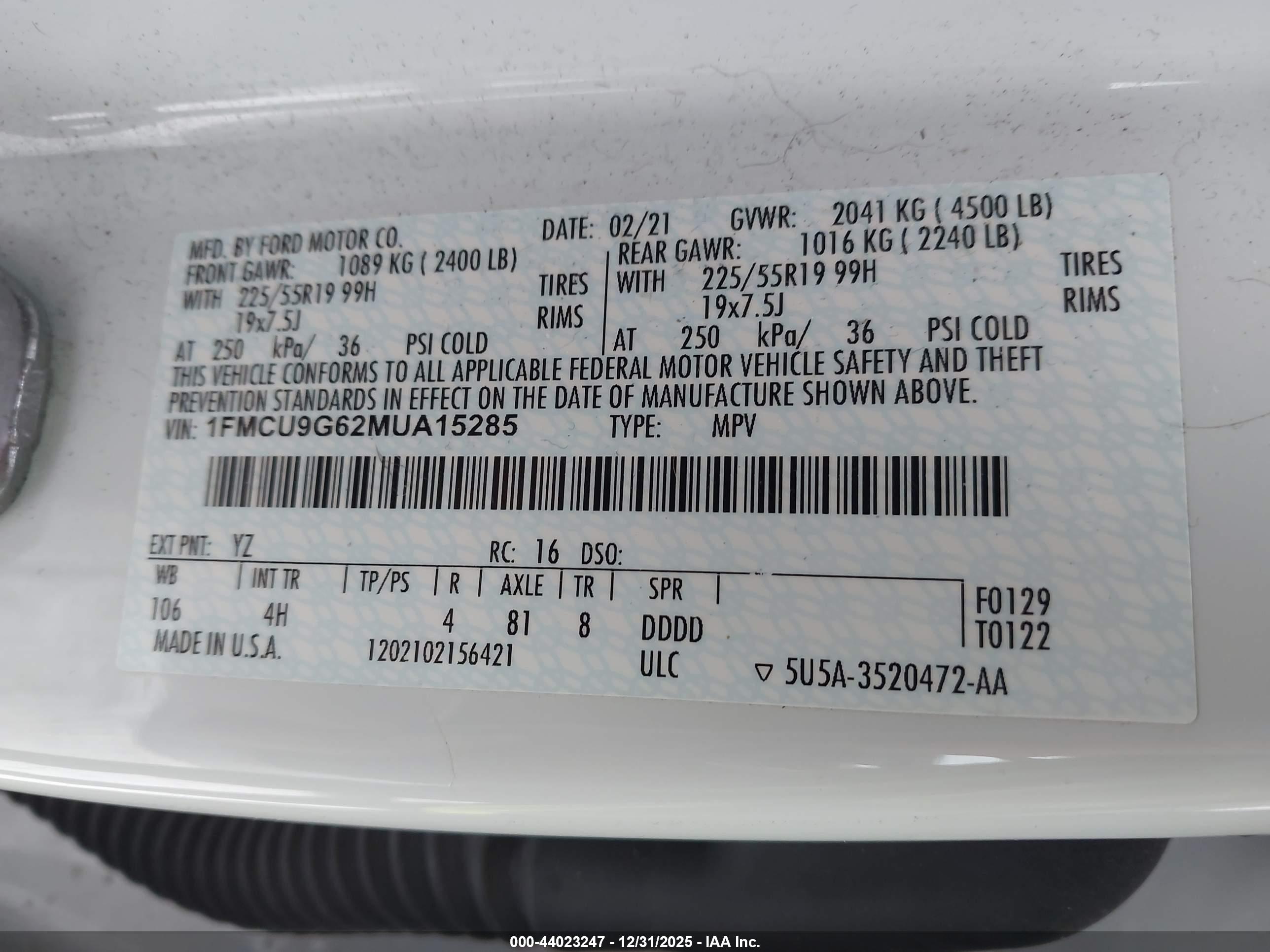 FORD ESCAPE image 9