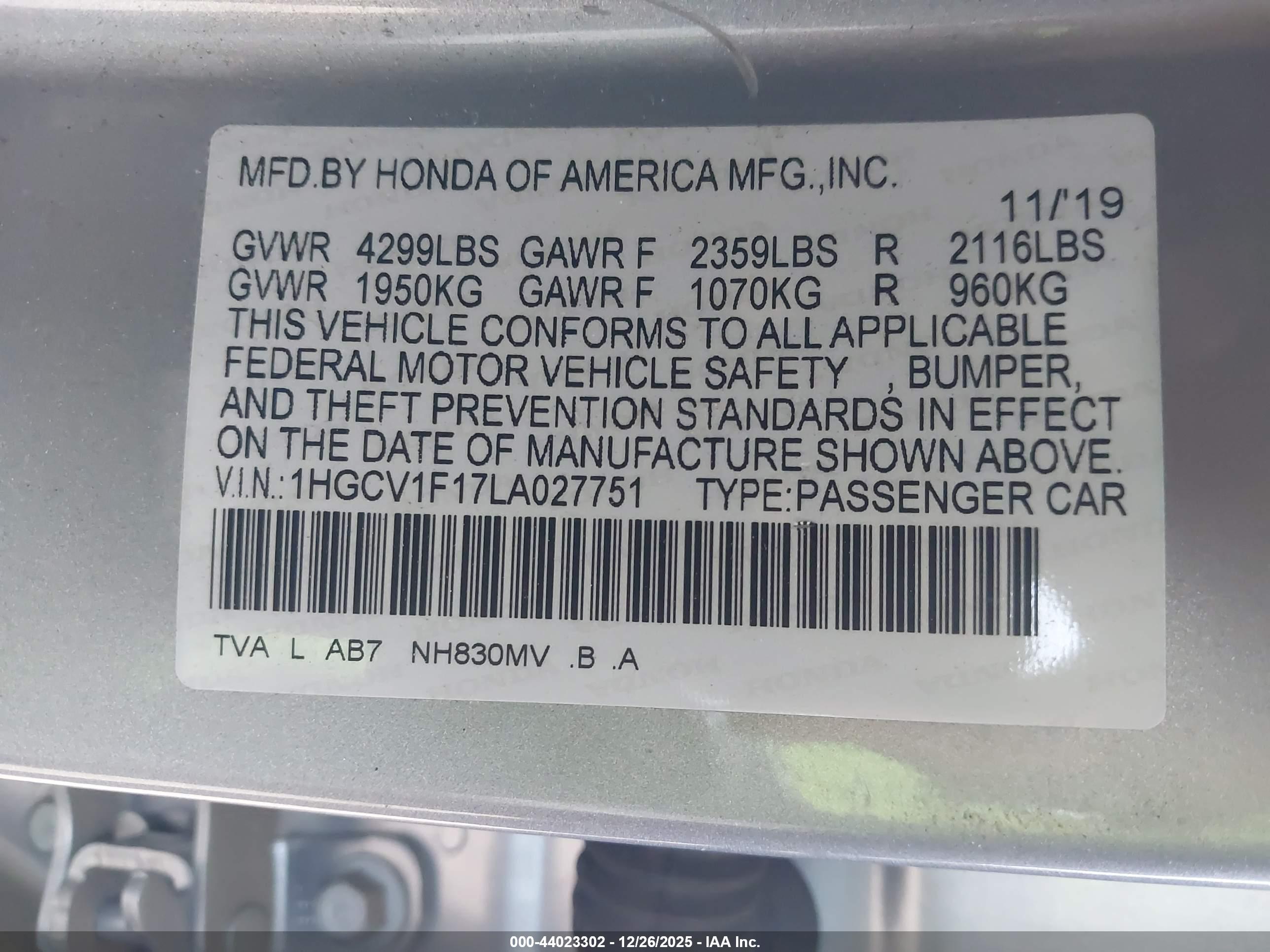 HONDA ACCORD image 9