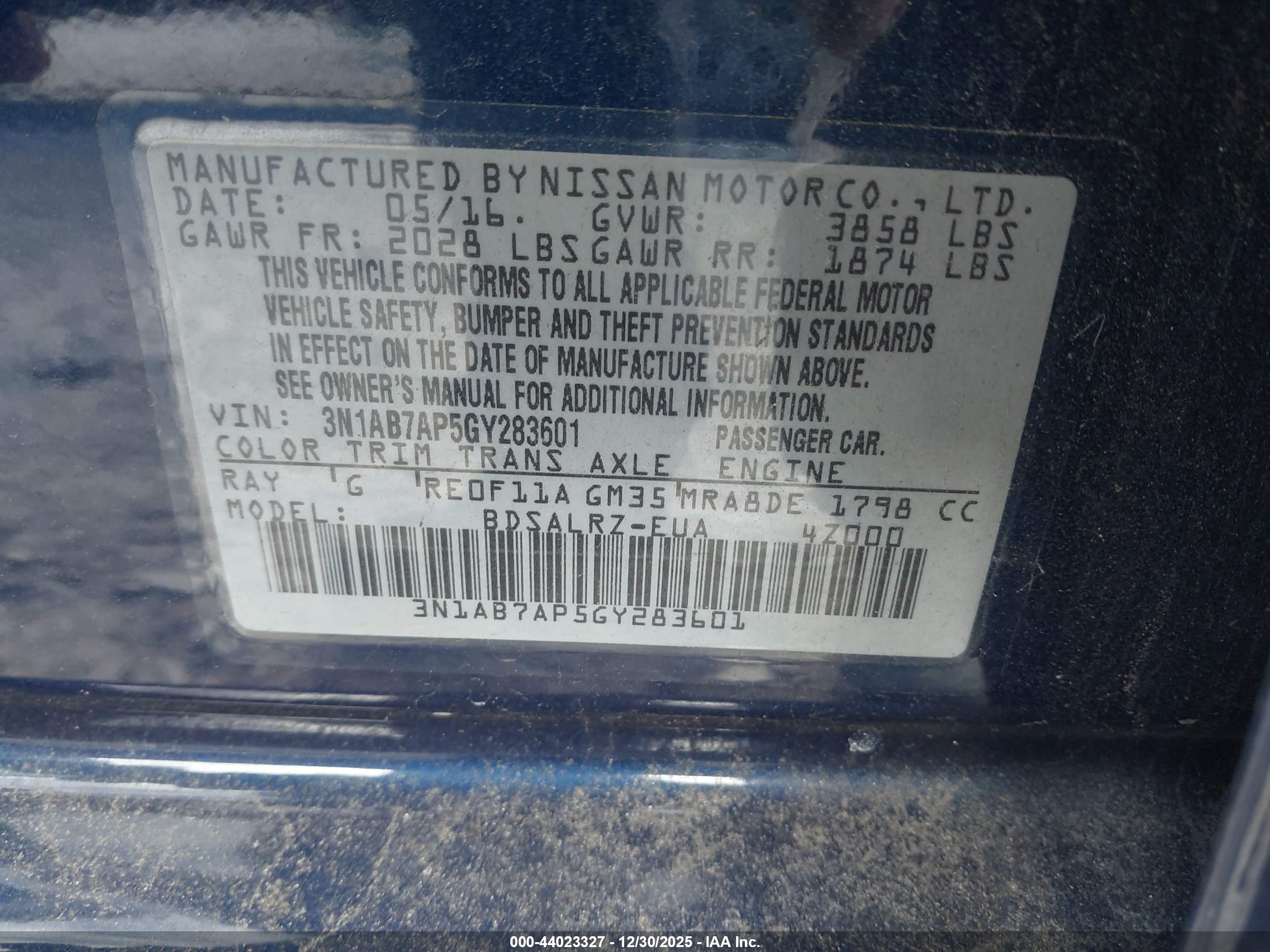 NISSAN SENTRA image 9