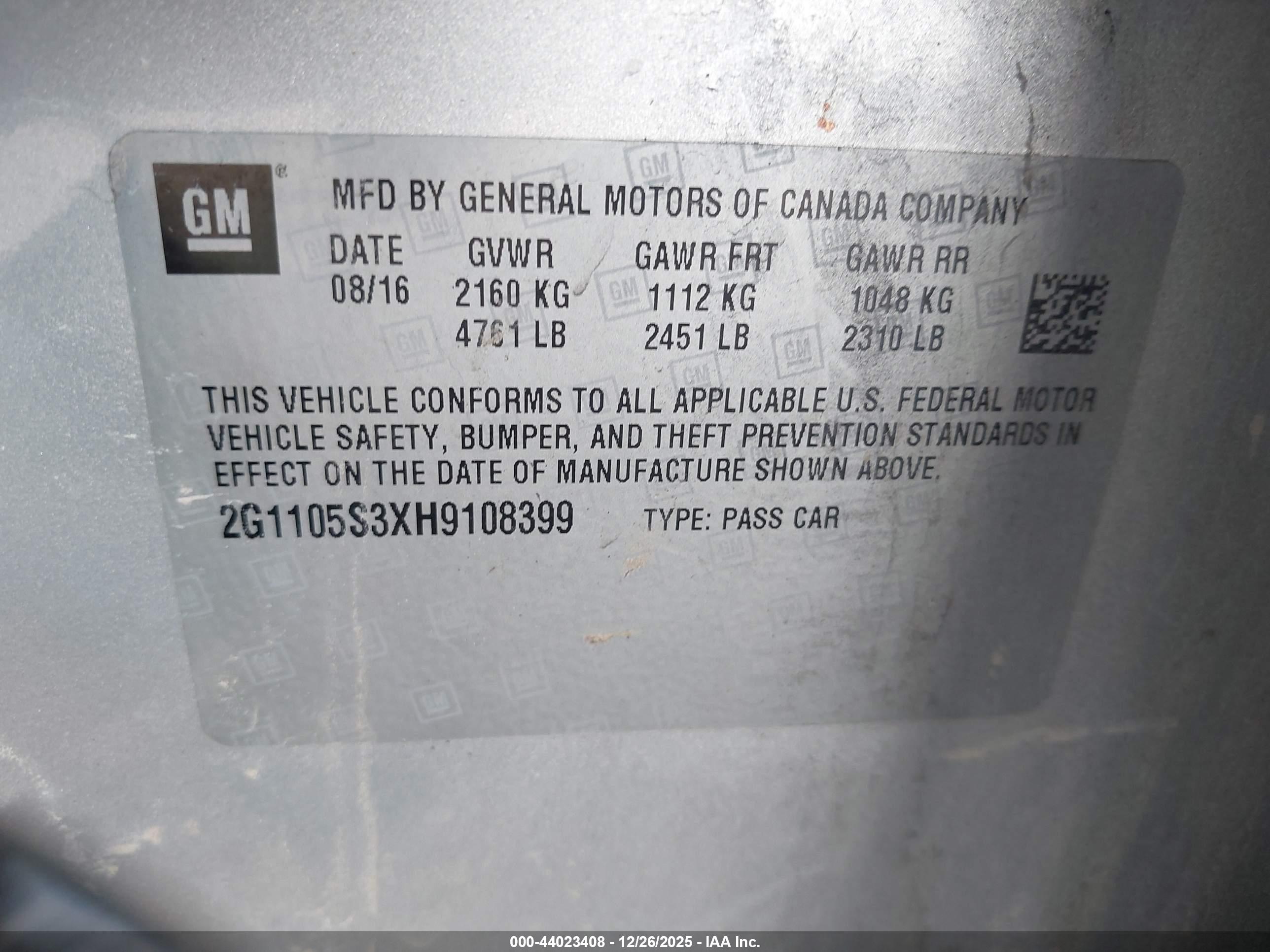 CHEVROLET IMPALA image 9