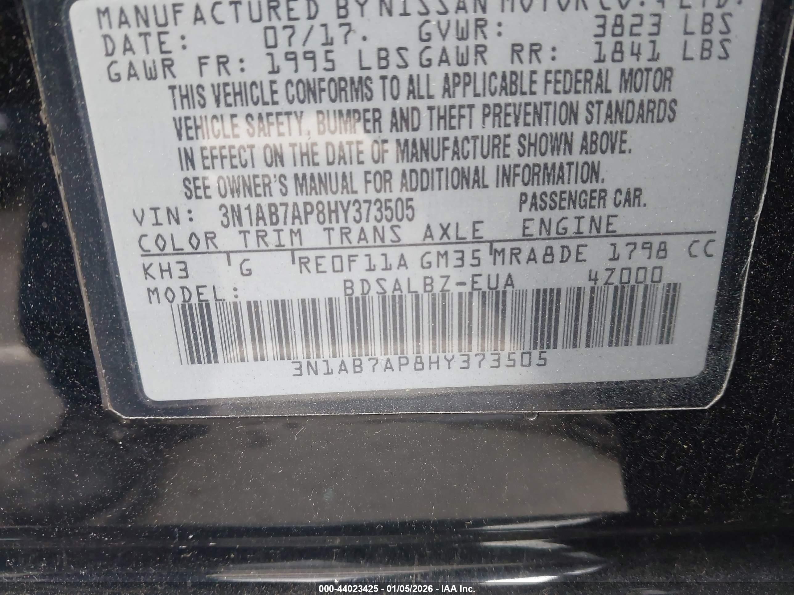 NISSAN SENTRA image 9