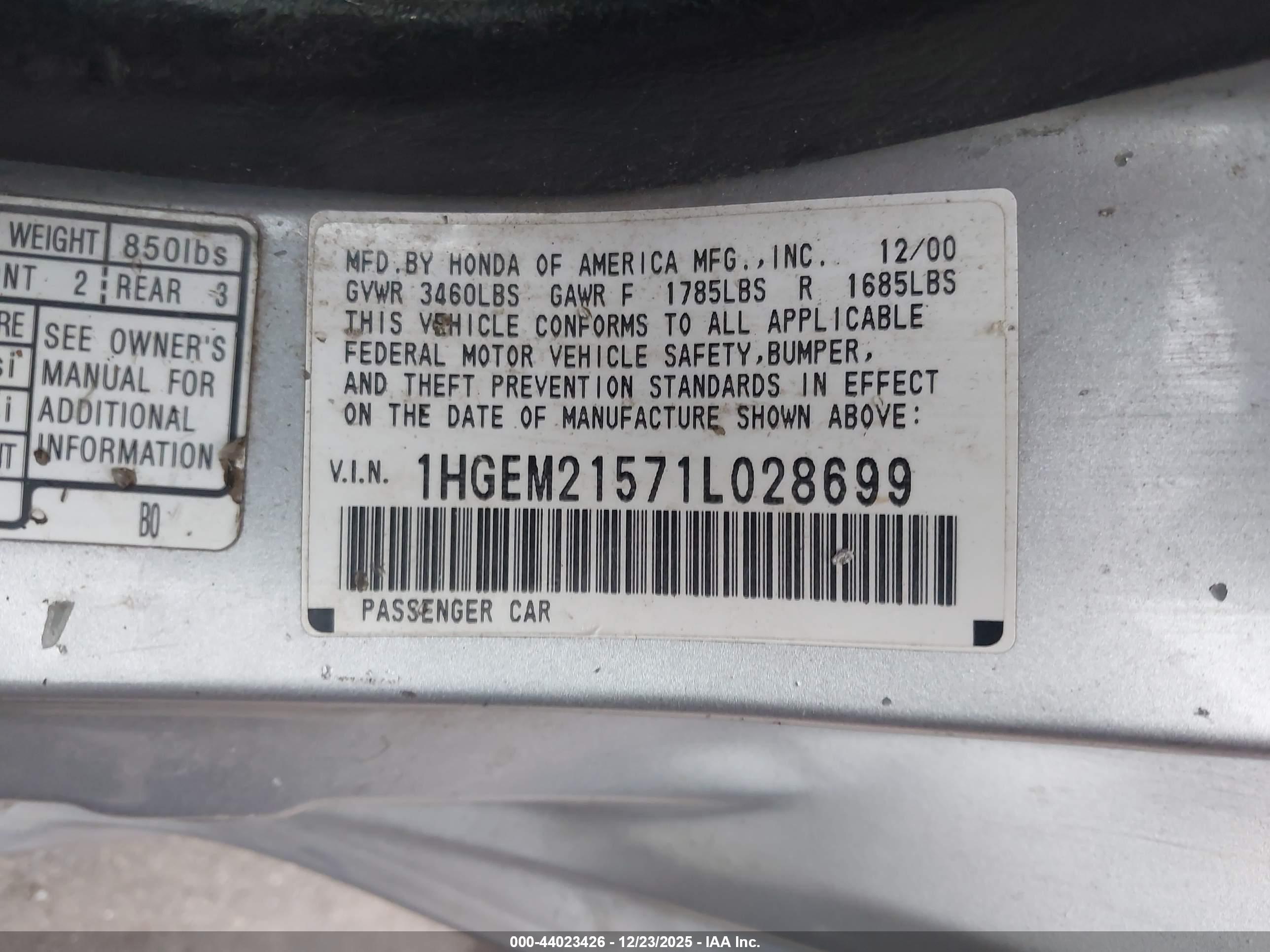HONDA CIVIC image 9