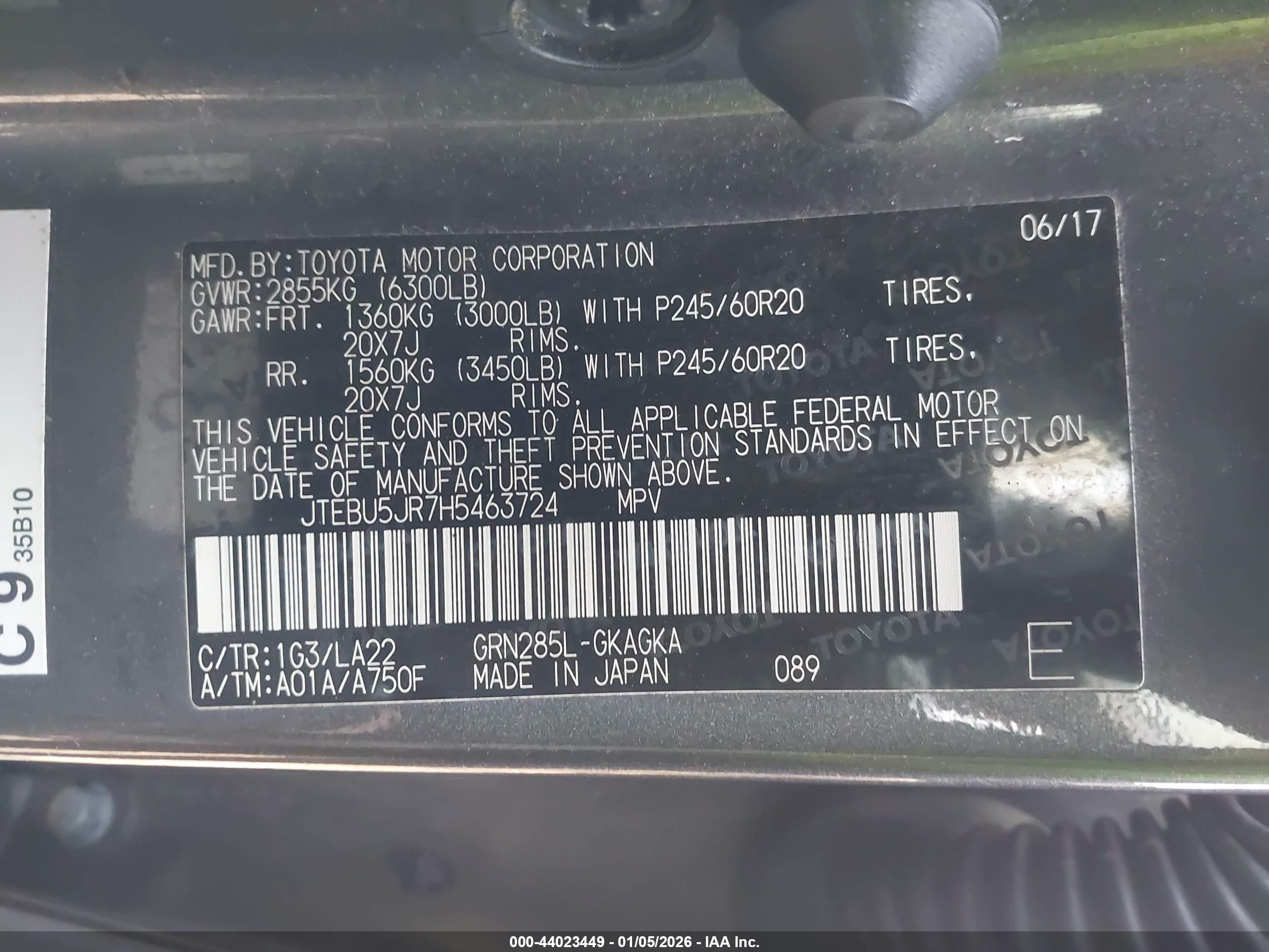 TOYOTA 4RUNNER image 9