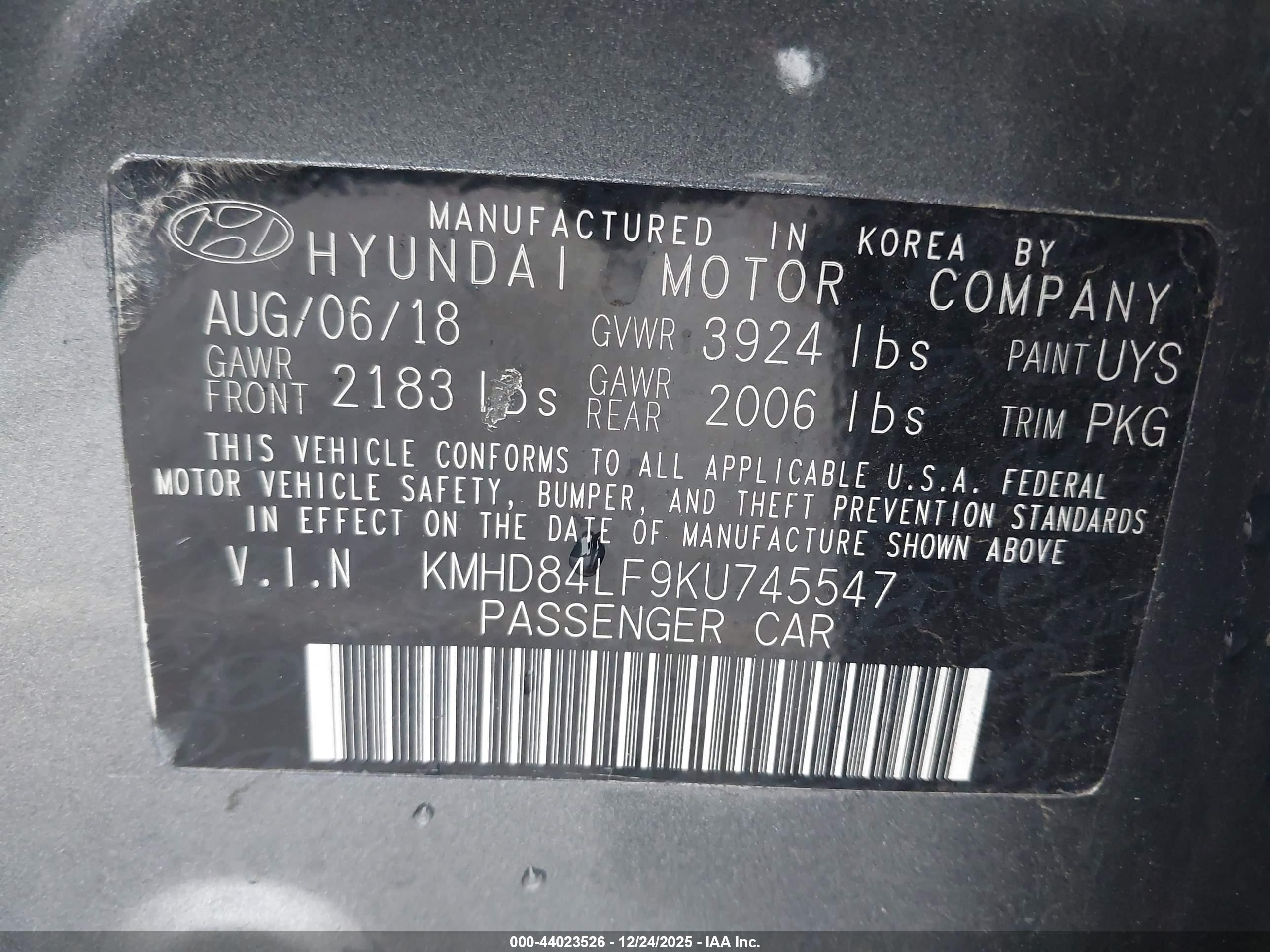 HYUNDAI ELANTRA image 9