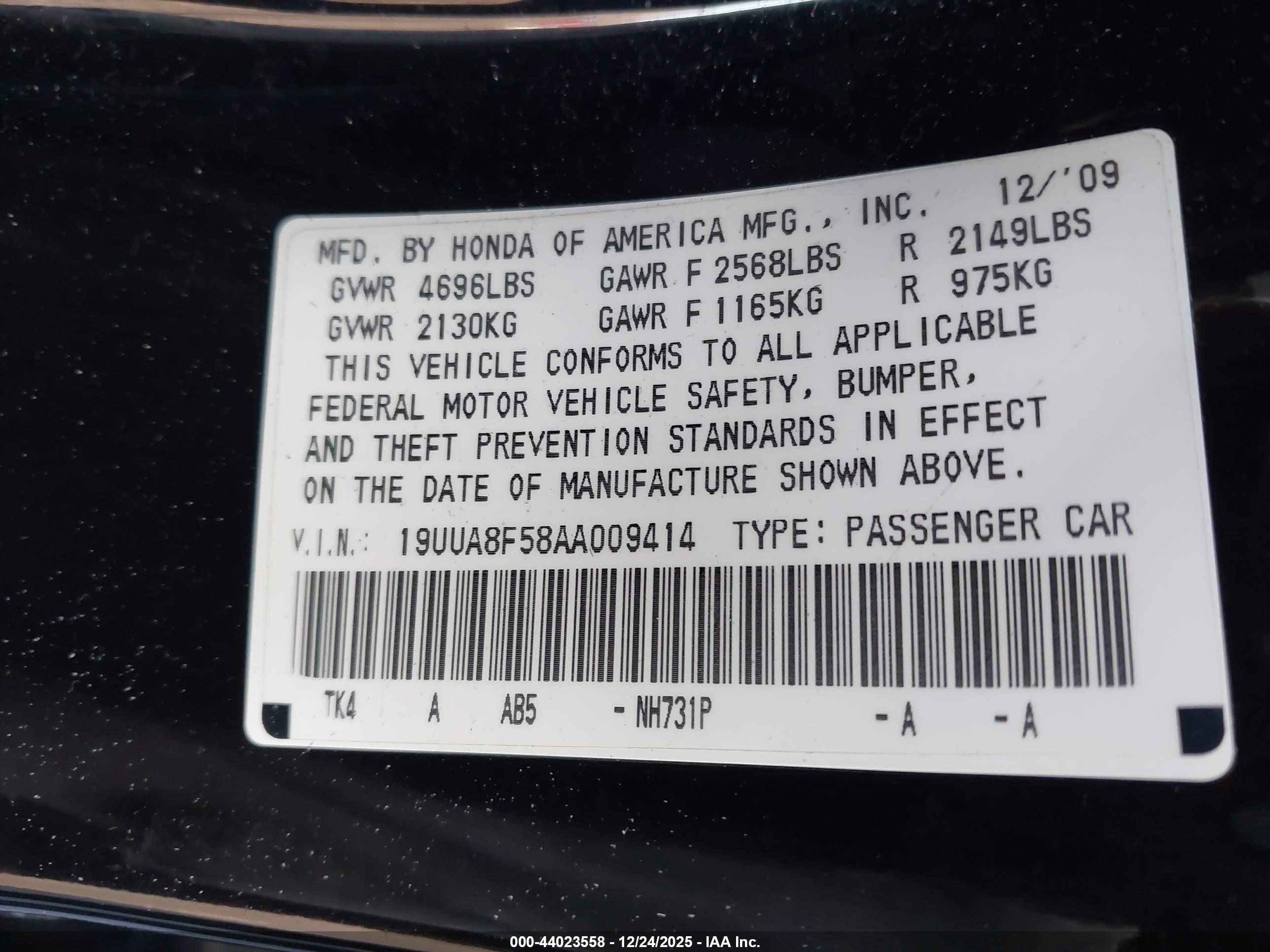 ACURA TL image 9